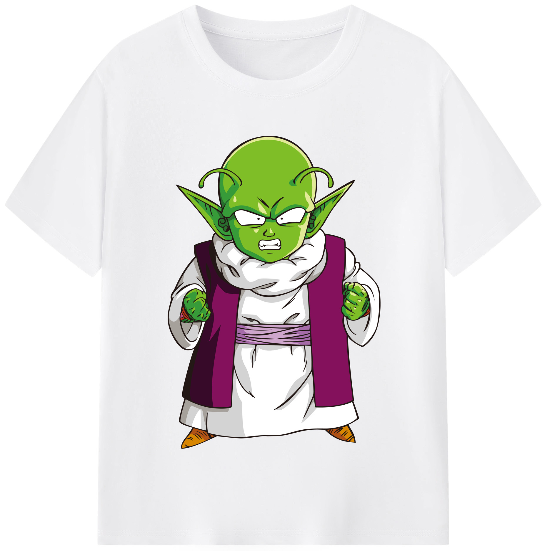 （画像用） ドラゴンボール ピッコロ DRAGON BALL Piccolo 綿100％半袖Tシャツ（フロントプリント）
