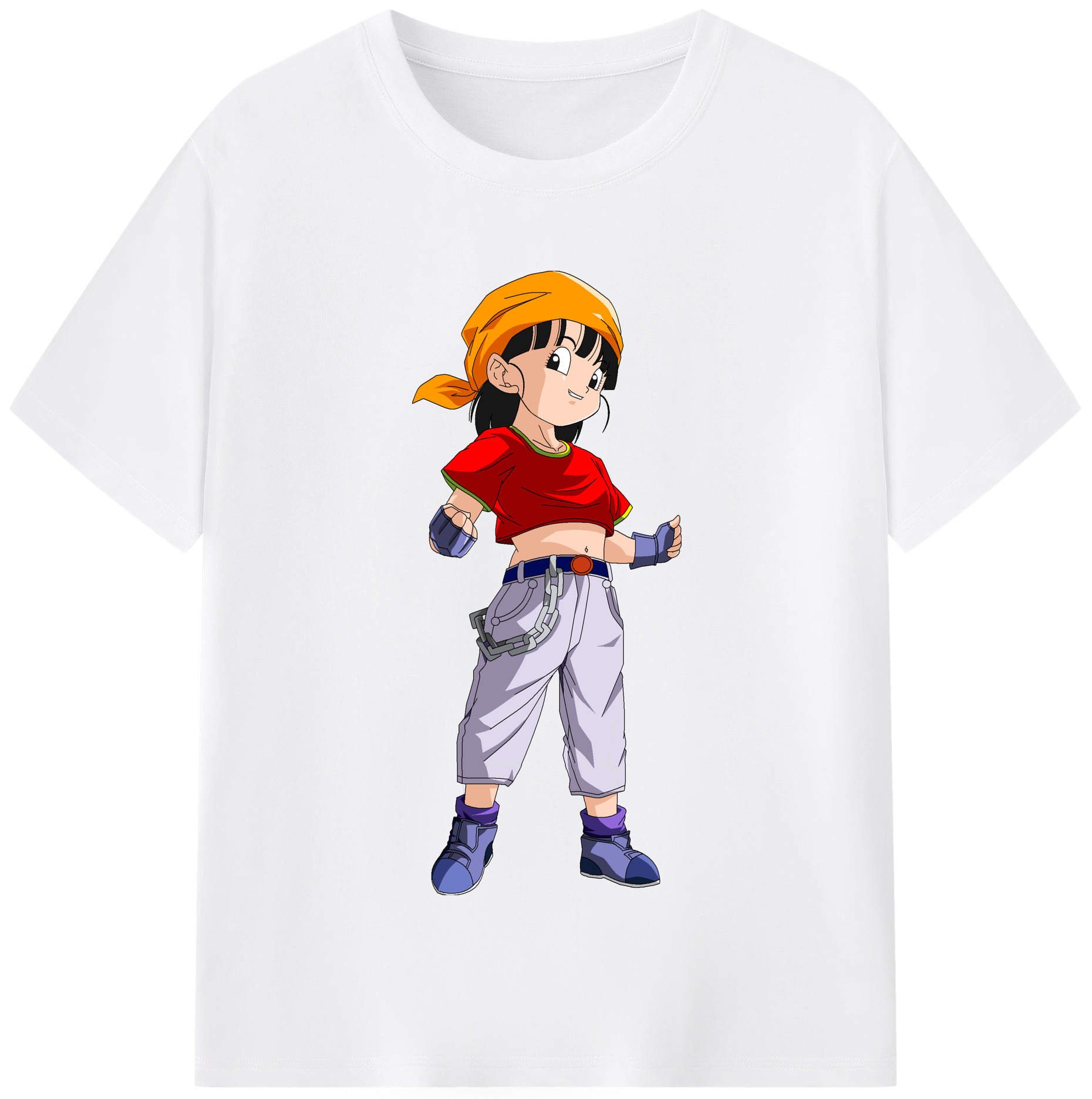（画像用） ドラゴンボール パン DRAGON BALL Pan 綿100％半袖Tシャツ（フロントプリント）