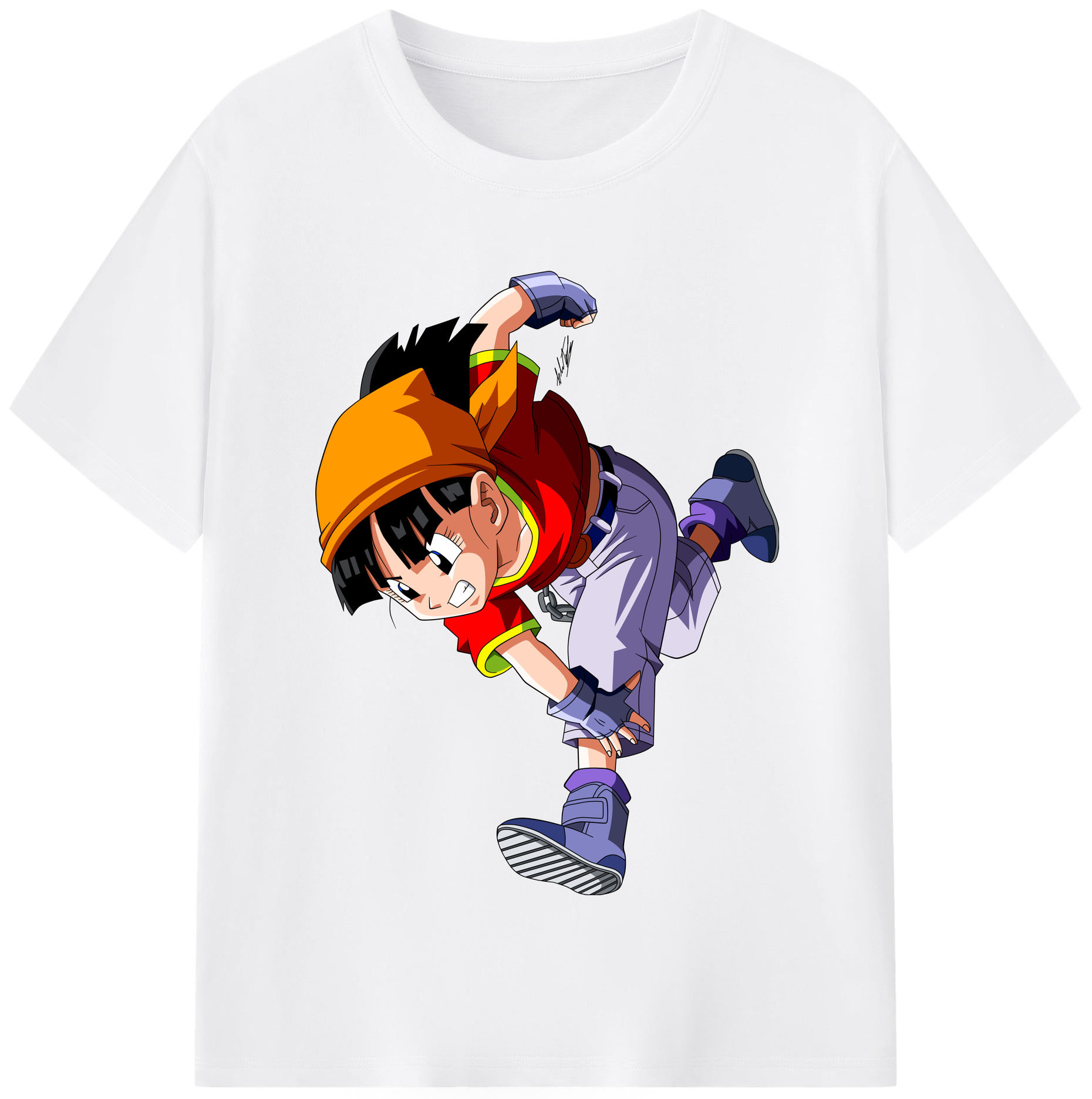 （画像用） ドラゴンボール パン DRAGON BALL Pan 綿100％半袖Tシャツ（フロントプリント）