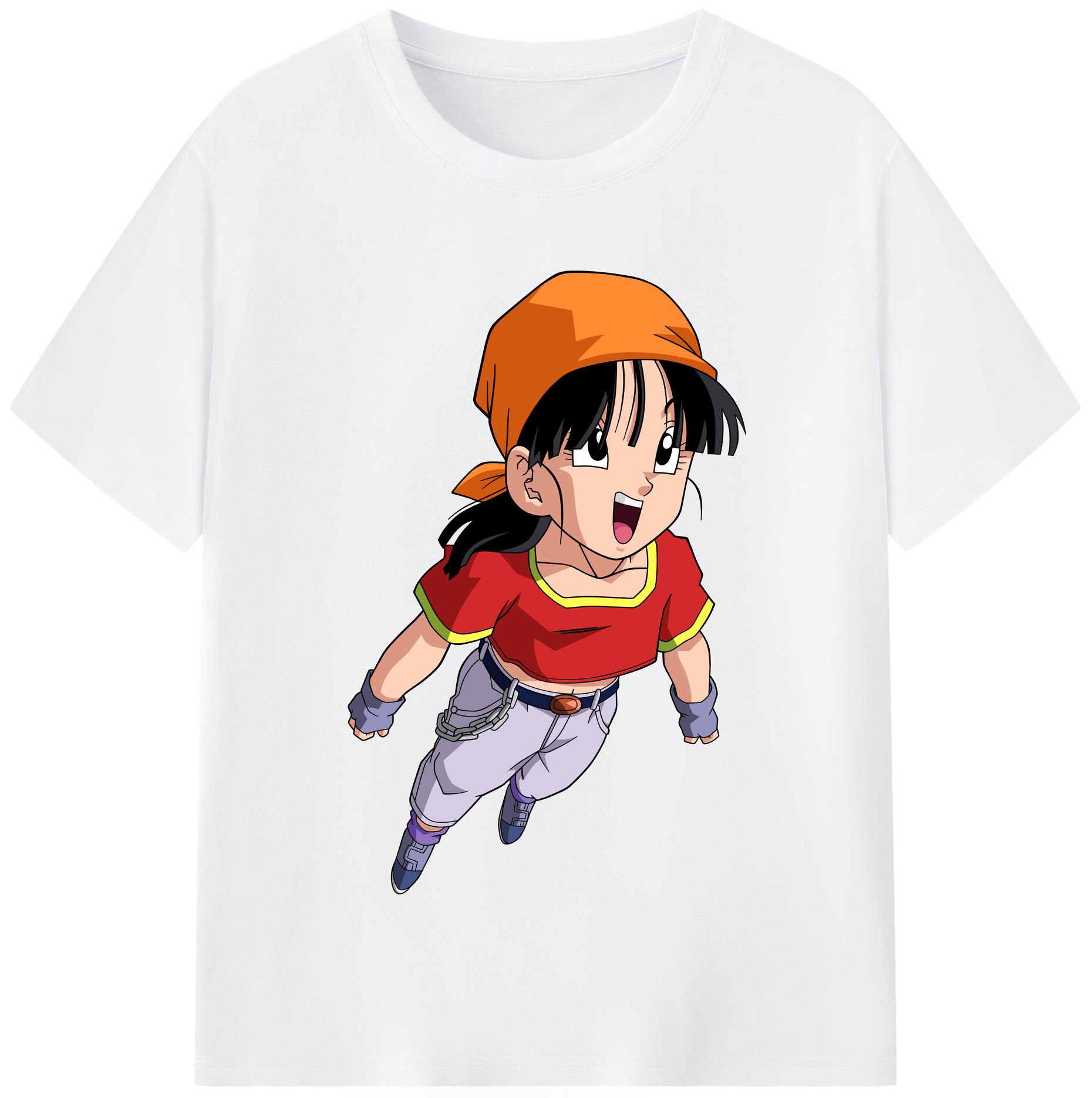 （画像用） ドラゴンボール パン DRAGON BALL Pan 綿100％半袖Tシャツ（フロントプリント）