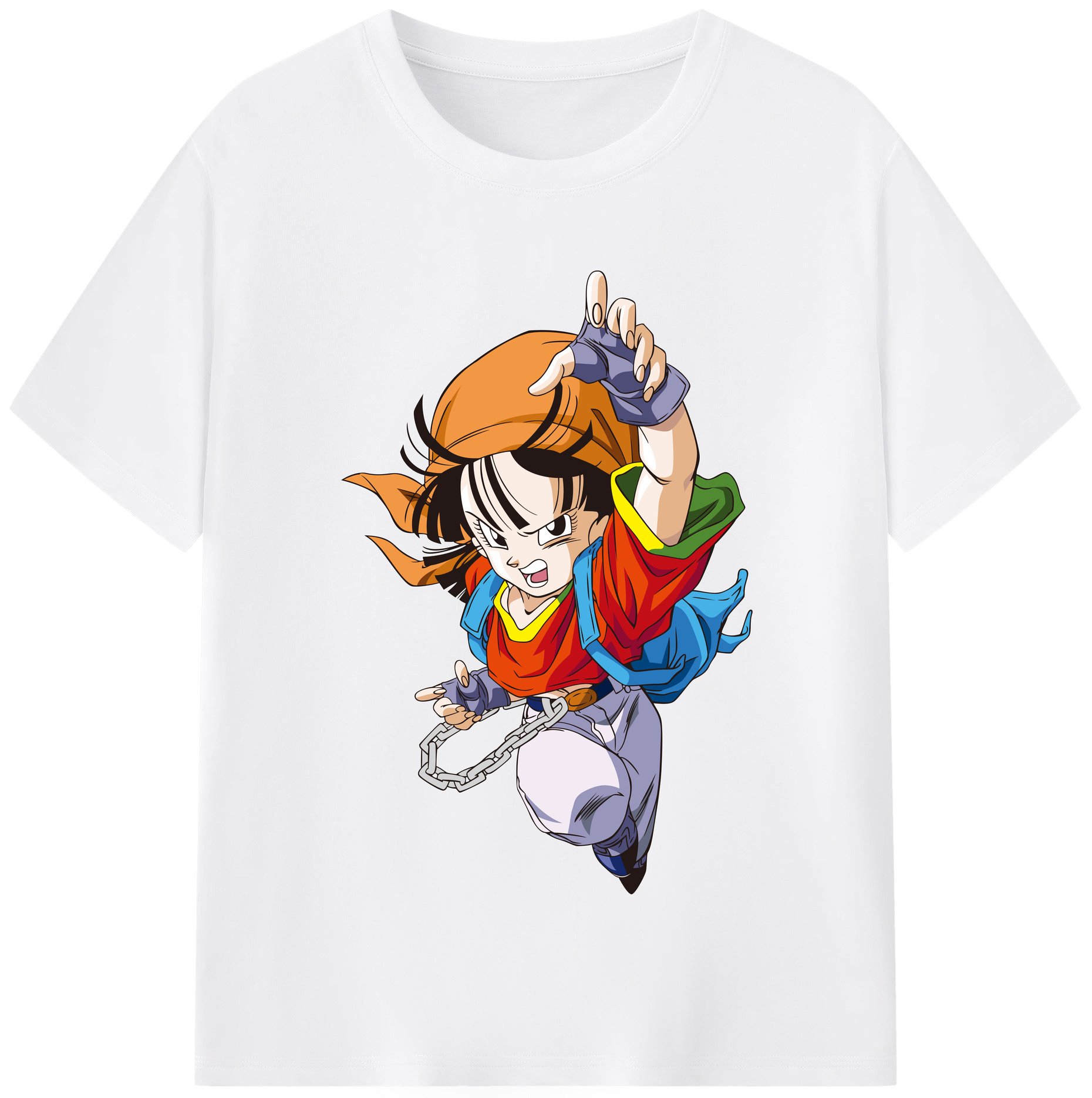 （画像用） ドラゴンボール パン DRAGON BALL Pan 綿100％半袖Tシャツ（フロントプリント）