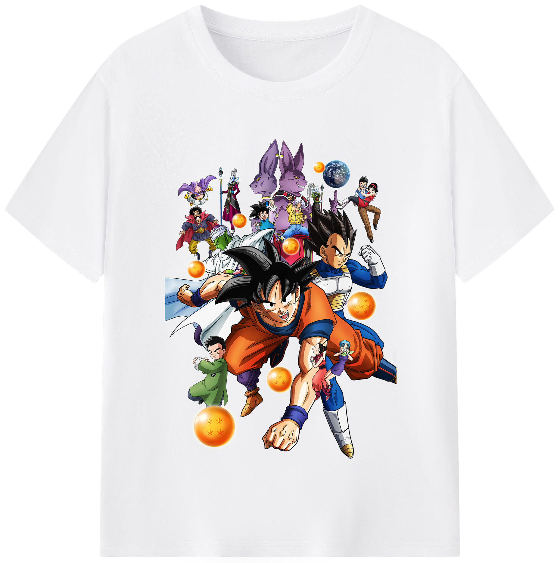 （画像用） ドラゴンボール DRAGON BALL 綿100％半袖Tシャツ（フロントプリント）