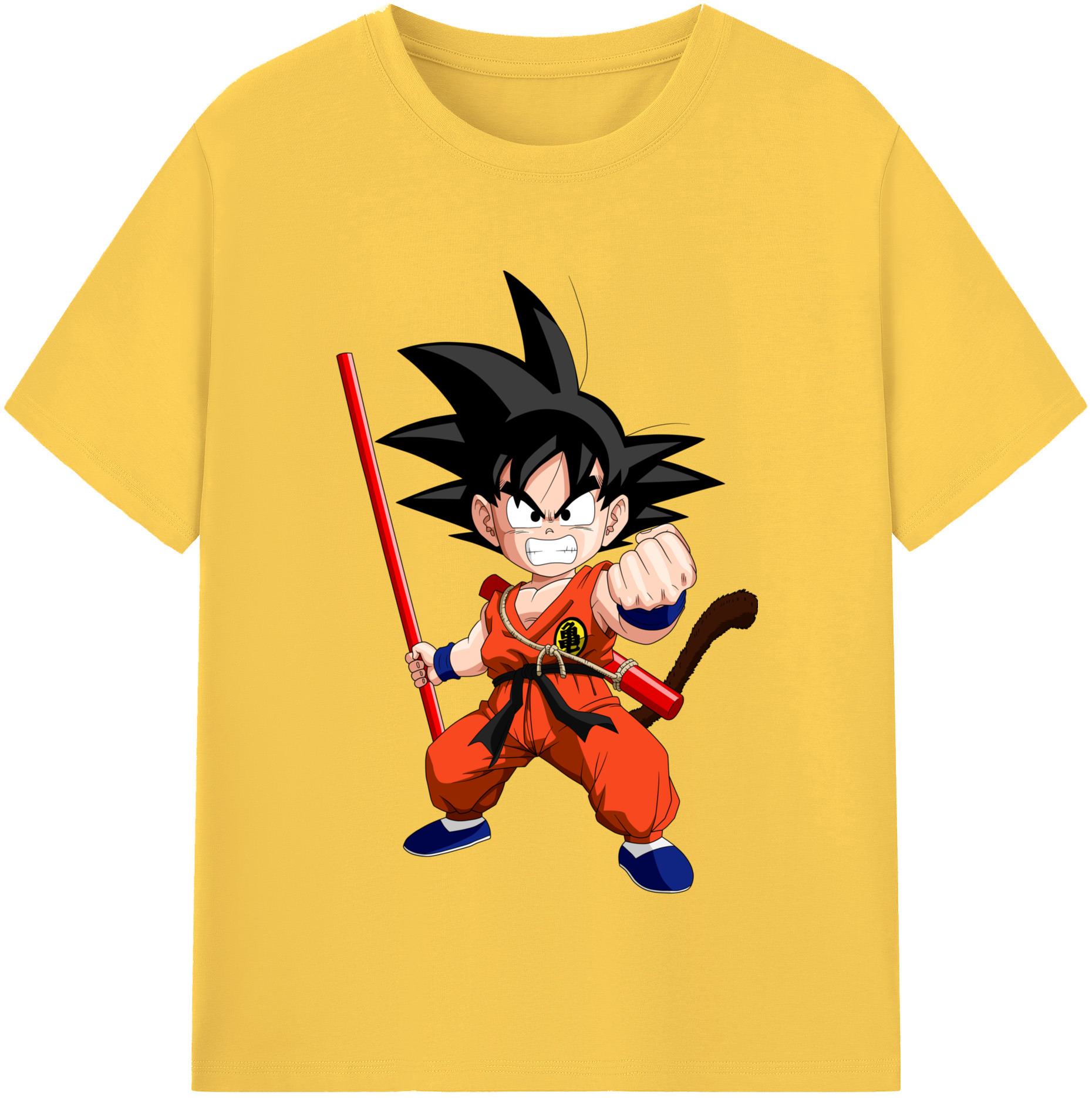 （画像用） ドラゴンボール 孫悟空（そん ごくう）Son Goku カカロット DRAGON BALL Kakarotto 綿100％半袖Tシャツ（フロントプリント）