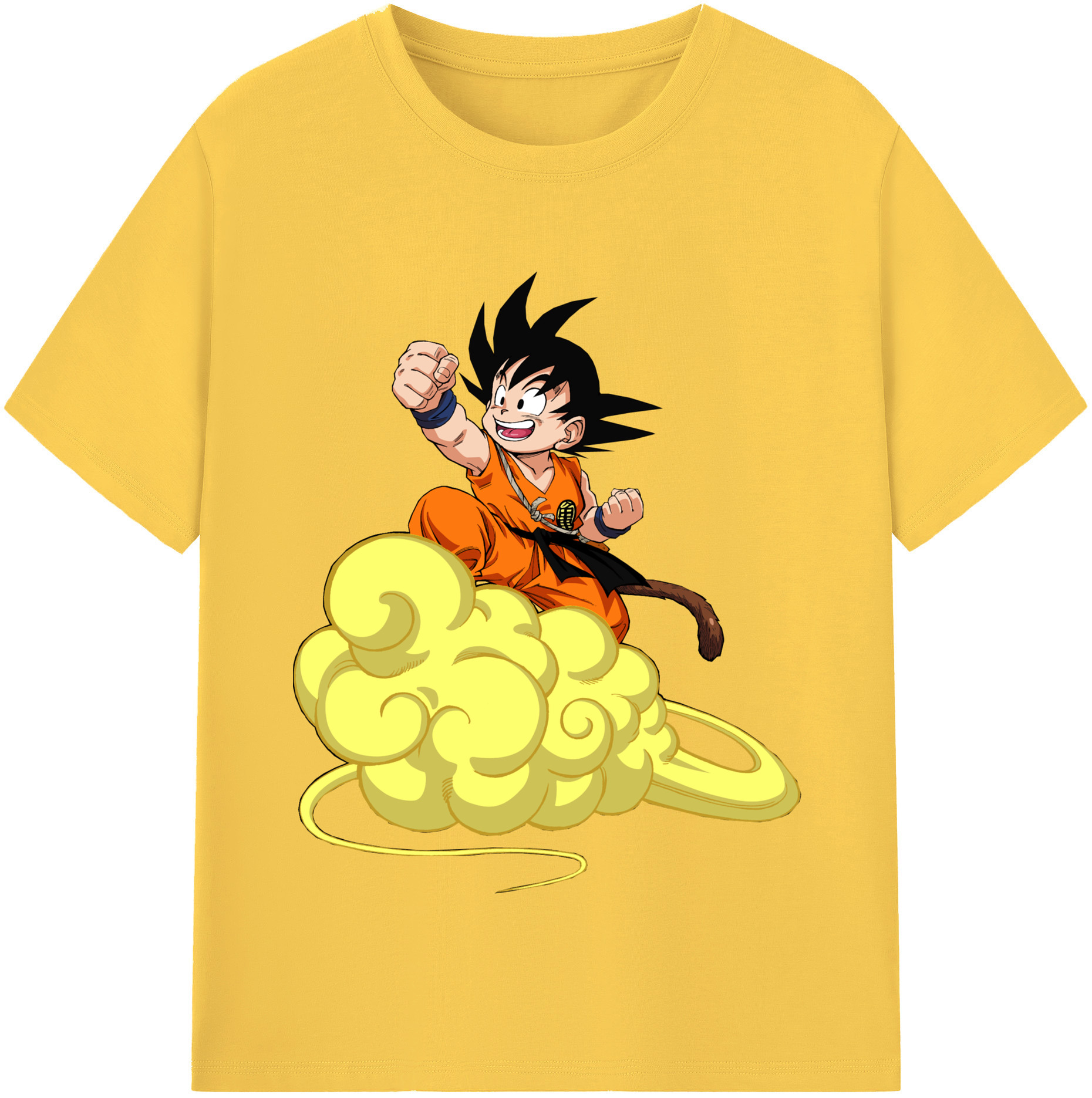（画像用） ドラゴンボール 孫悟空（そん ごくう）Son Goku カカロット DRAGON BALL Kakarotto 綿100％半袖Tシャツ（フロントプリント）