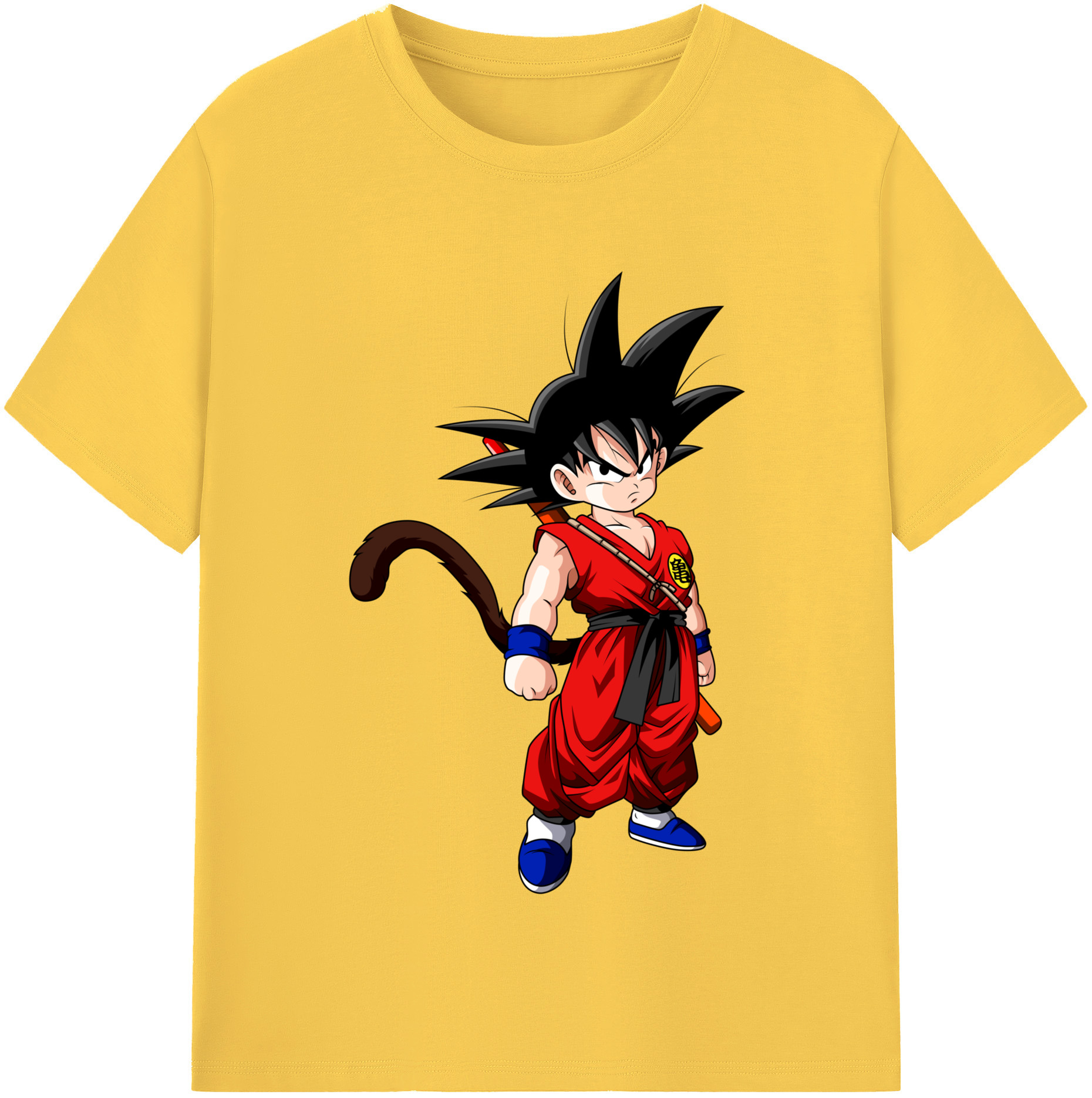 （画像用） ドラゴンボール 孫悟空（そん ごくう）Son Goku カカロット DRAGON BALL Kakarotto 綿100％半袖Tシャツ（フロントプリント）