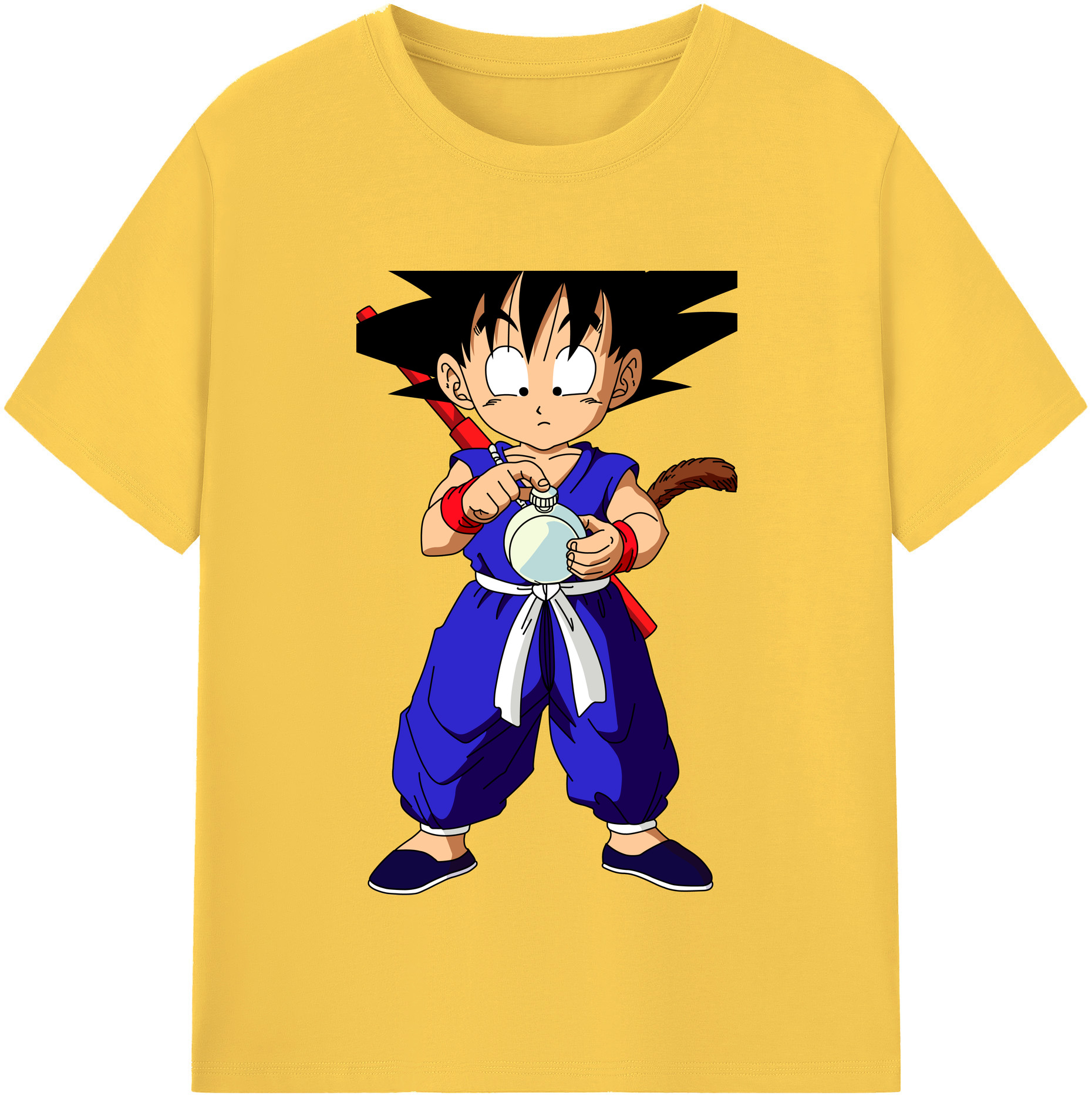 （画像用） ドラゴンボール 孫悟空（そん ごくう）Son Goku カカロット DRAGON BALL Kakarotto 綿100％半袖Tシャツ（フロントプリント）