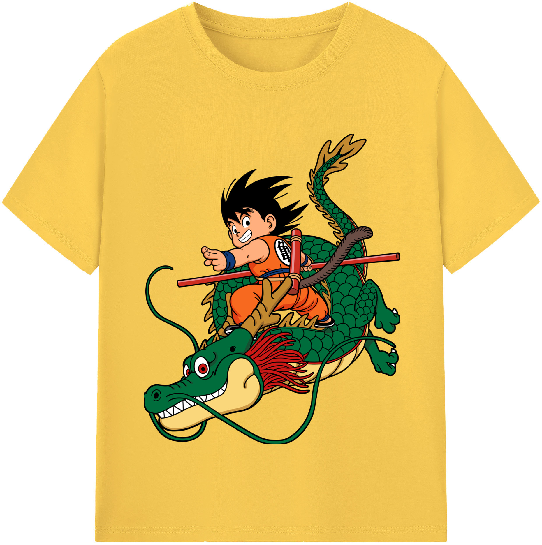 （画像用） ドラゴンボール 孫悟空（そん ごくう）Son Goku カカロット DRAGON BALL Kakarotto 綿100％半袖Tシャツ（フロントプリント）