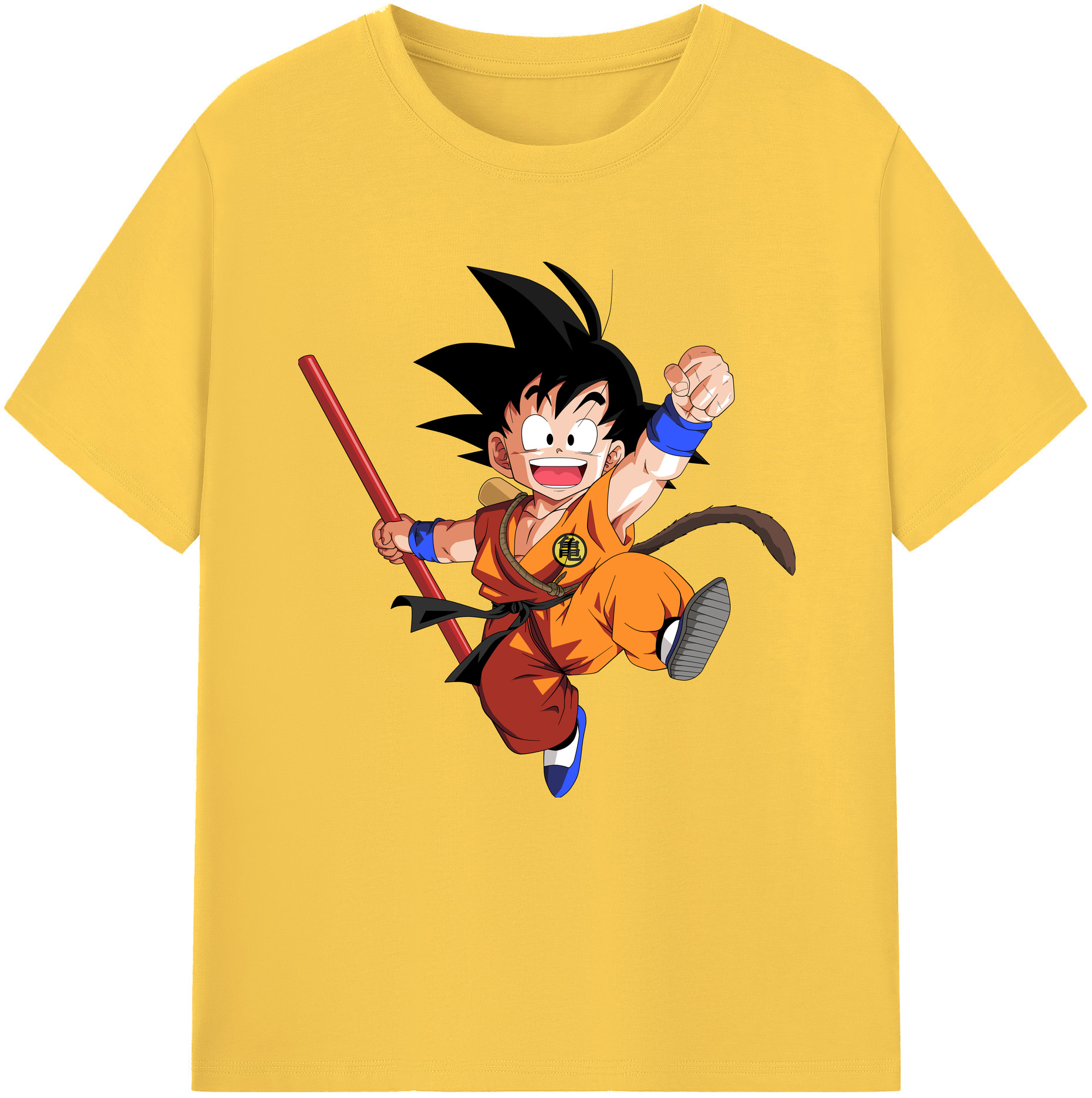 （画像用） ドラゴンボール 孫悟空（そん ごくう）Son Goku カカロット DRAGON BALL Kakarotto 綿100％半袖Tシャツ（フロントプリント）