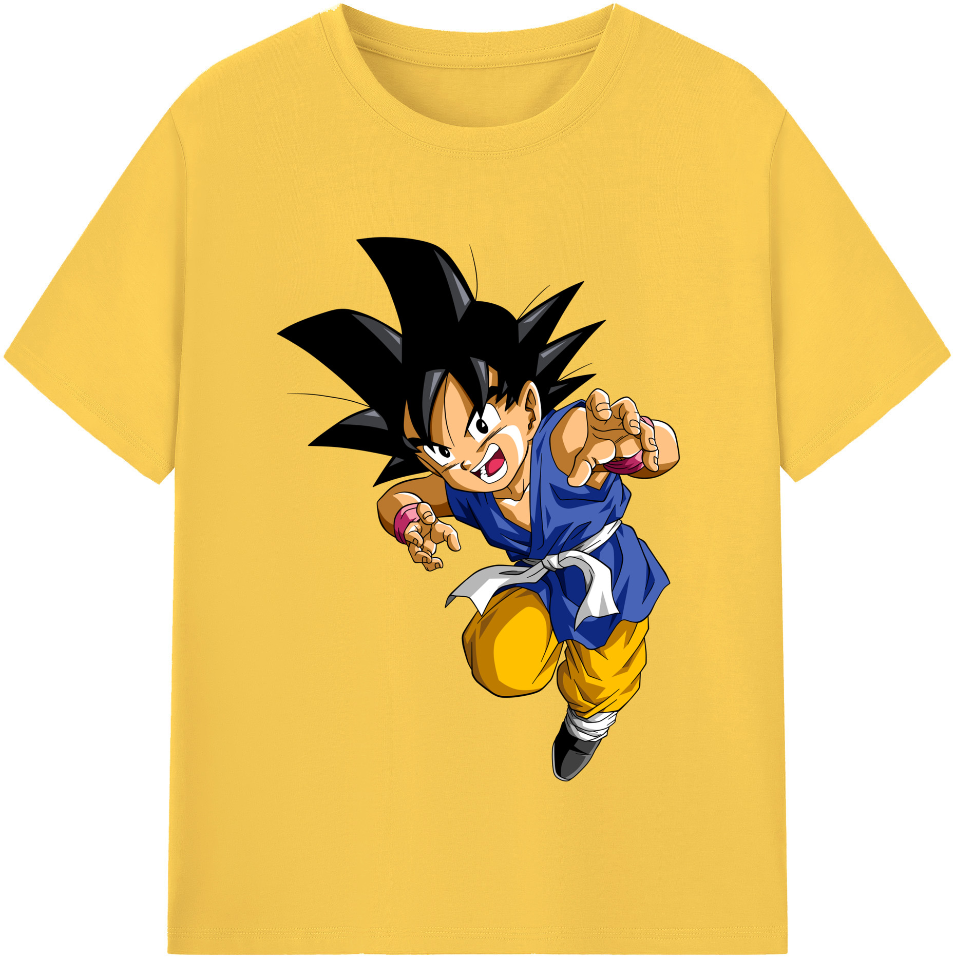 （画像用） ドラゴンボール 孫悟空（そん ごくう）Son Goku カカロット DRAGON BALL Kakarotto 綿100％半袖Tシャツ（フロントプリント）