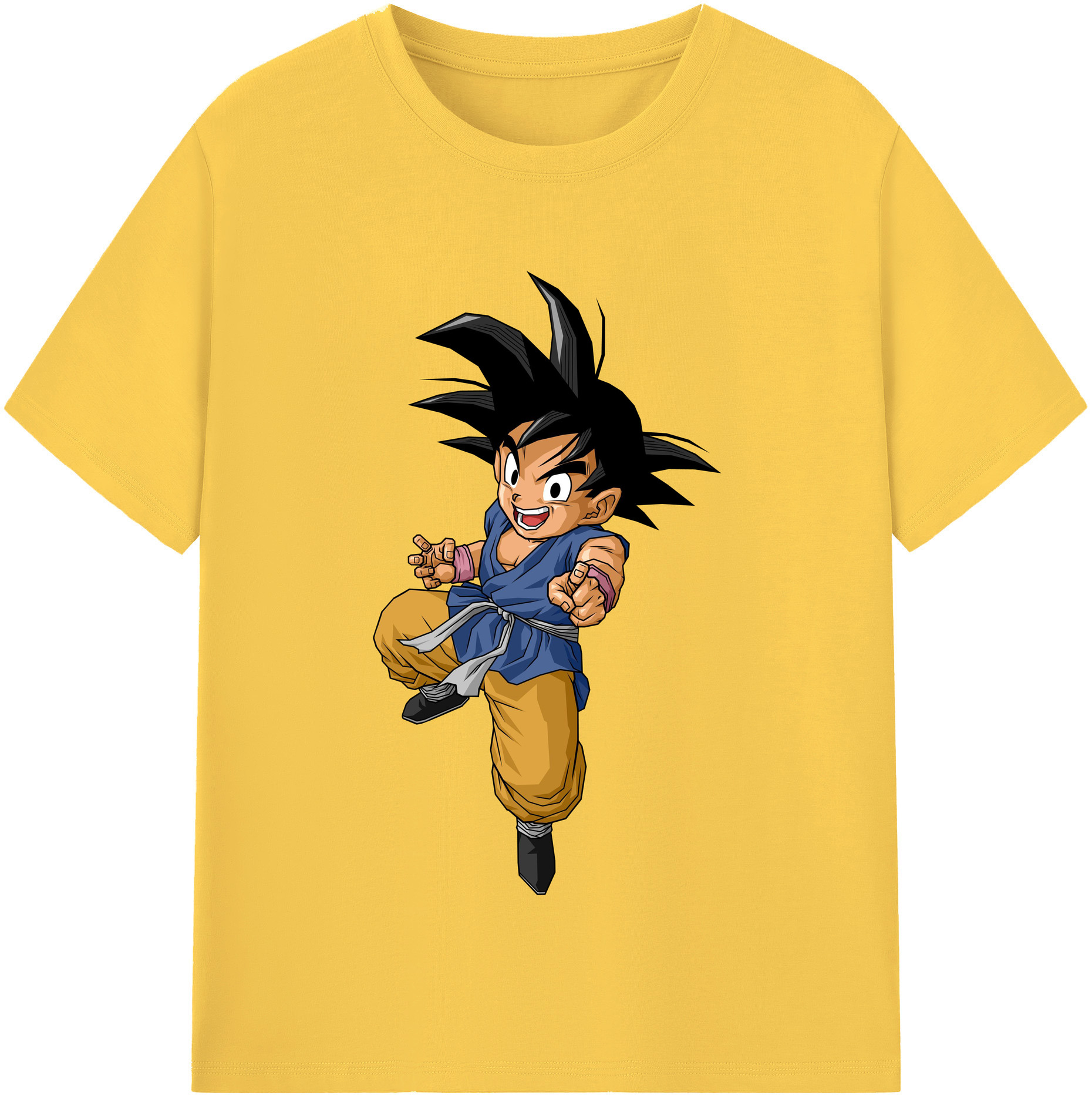 （画像用） ドラゴンボール 孫悟空（そん ごくう）Son Goku カカロット DRAGON BALL Kakarotto 綿100％半袖Tシャツ（フロントプリント）