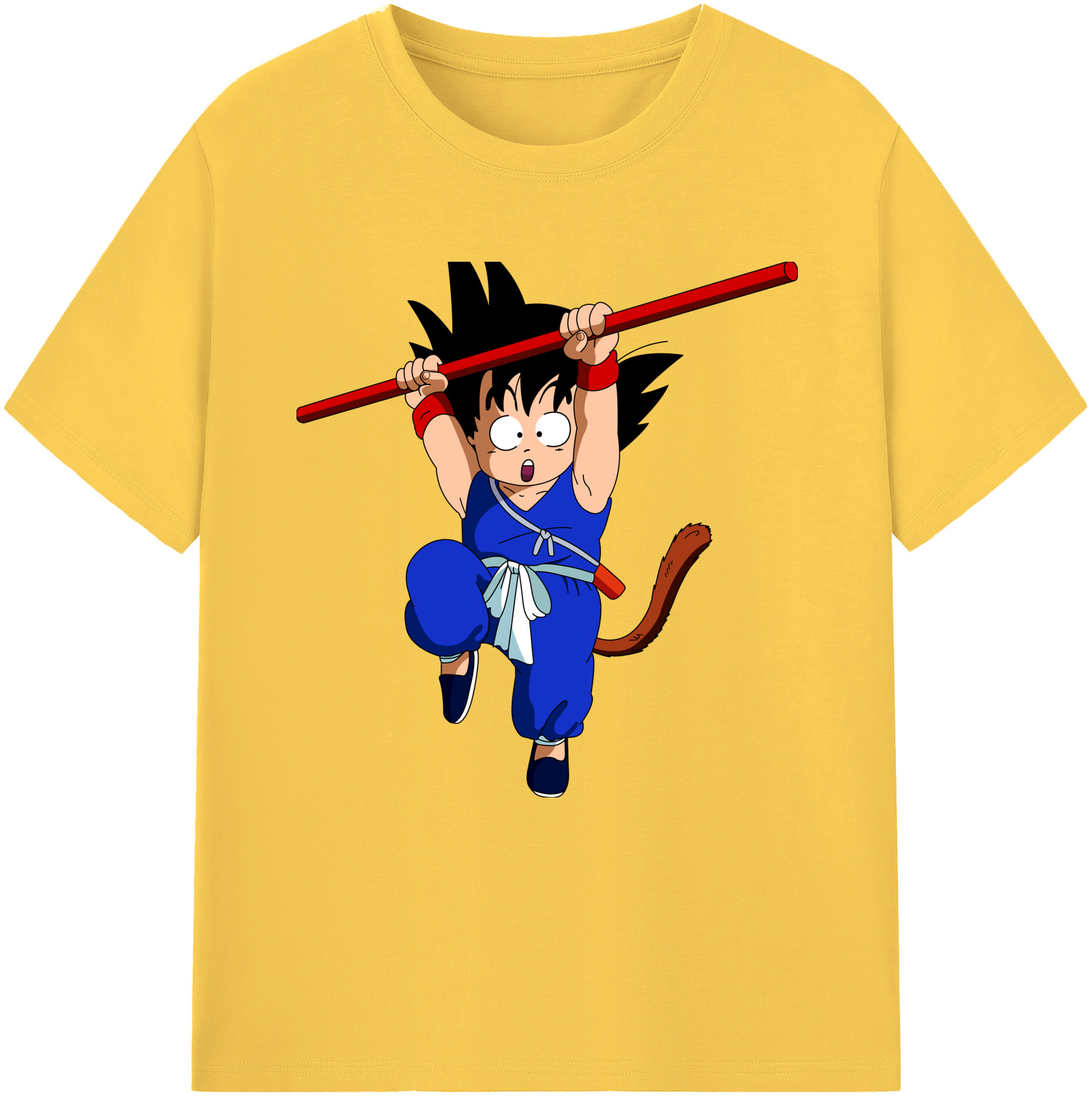 （画像用） ドラゴンボール 孫悟空（そん ごくう）Son Goku カカロット DRAGON BALL Kakarotto 綿100％半袖Tシャツ（フロントプリント）
