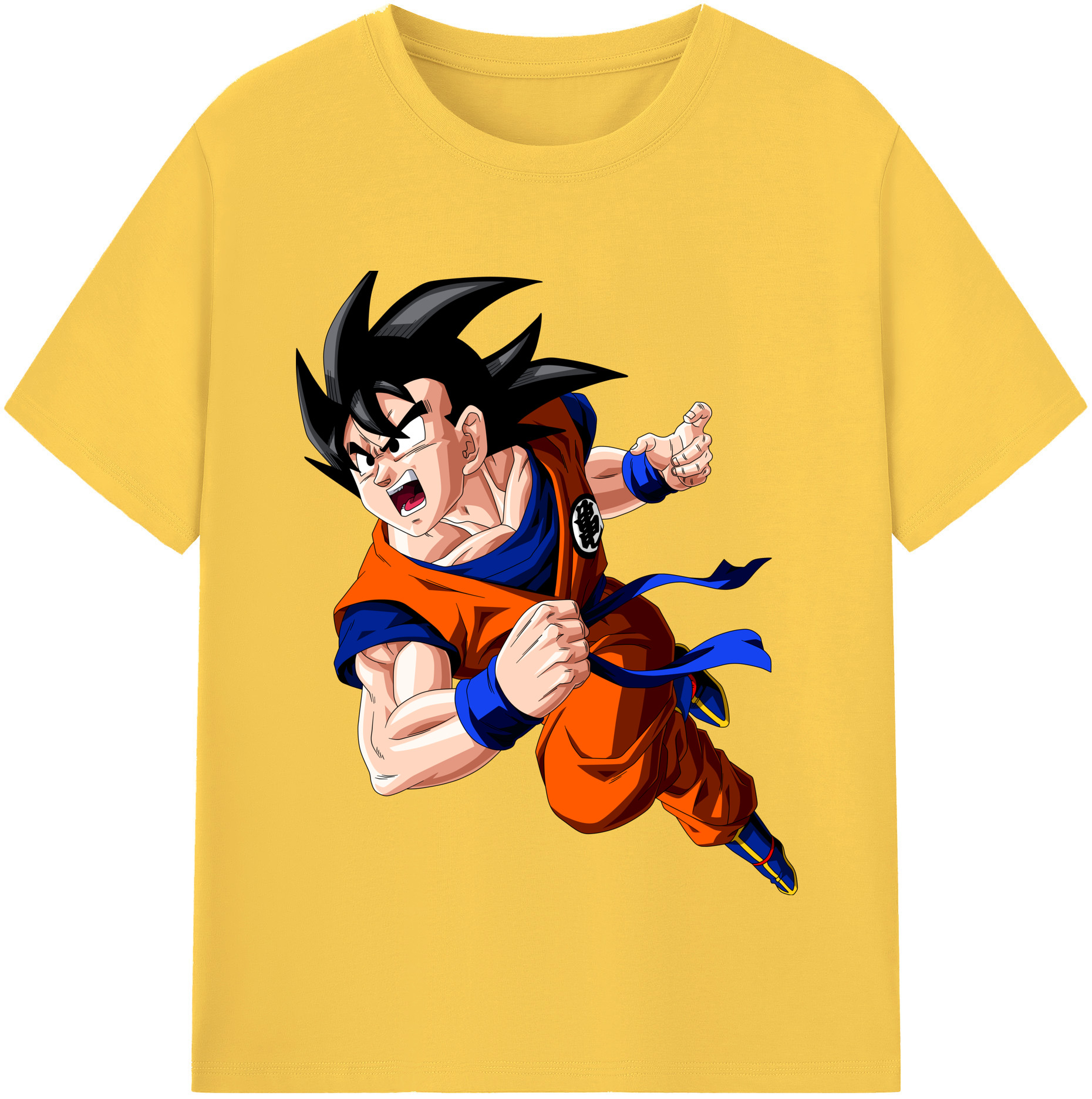 （画像用） ドラゴンボール 孫悟空（そん ごくう）Son Goku カカロット DRAGON BALL Kakarotto 綿100％半袖Tシャツ（フロントプリント）