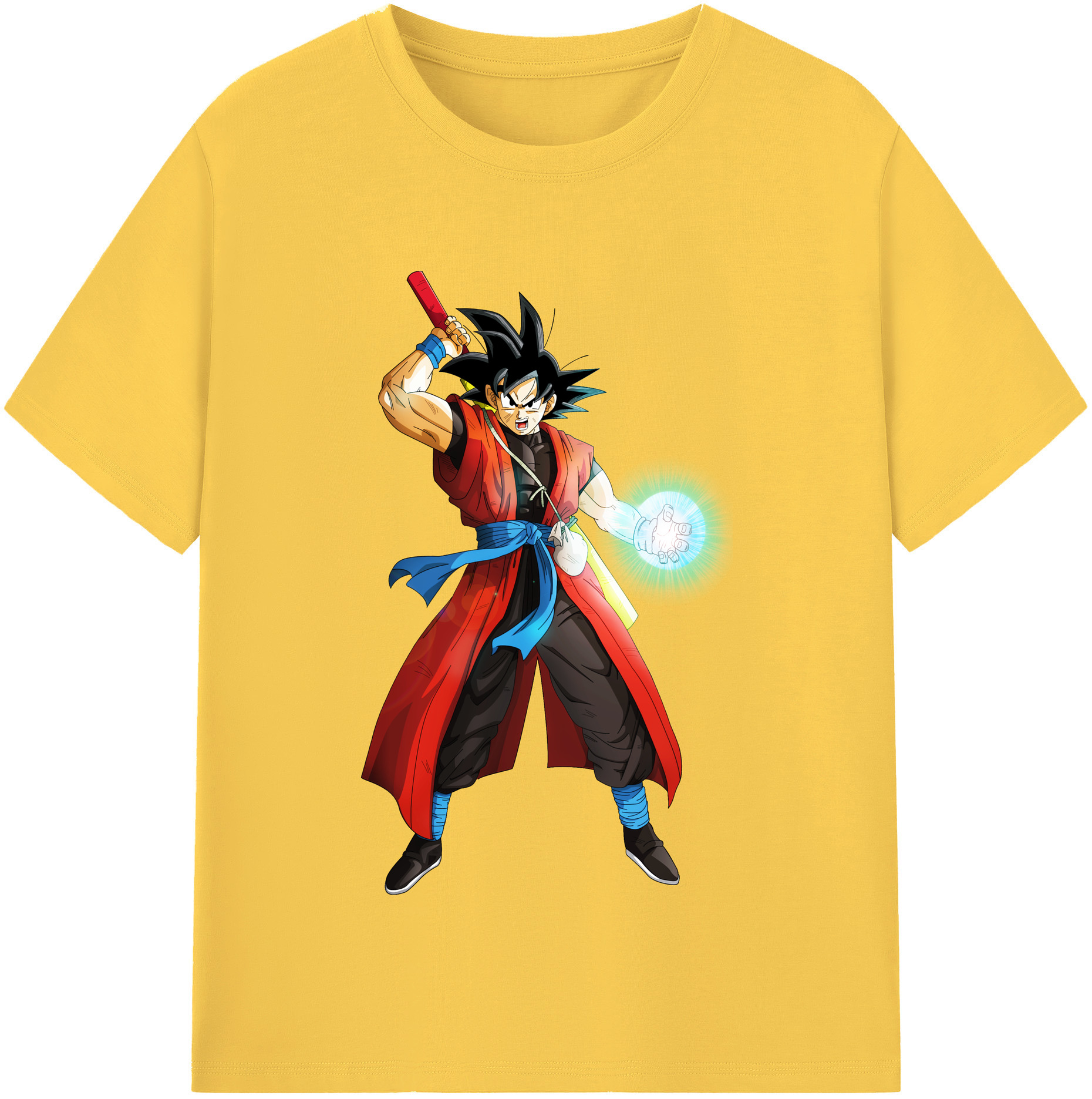 （画像用） ドラゴンボール 孫悟空（そん ごくう）Son Goku カカロット DRAGON BALL Kakarotto 綿100％半袖Tシャツ（フロントプリント）