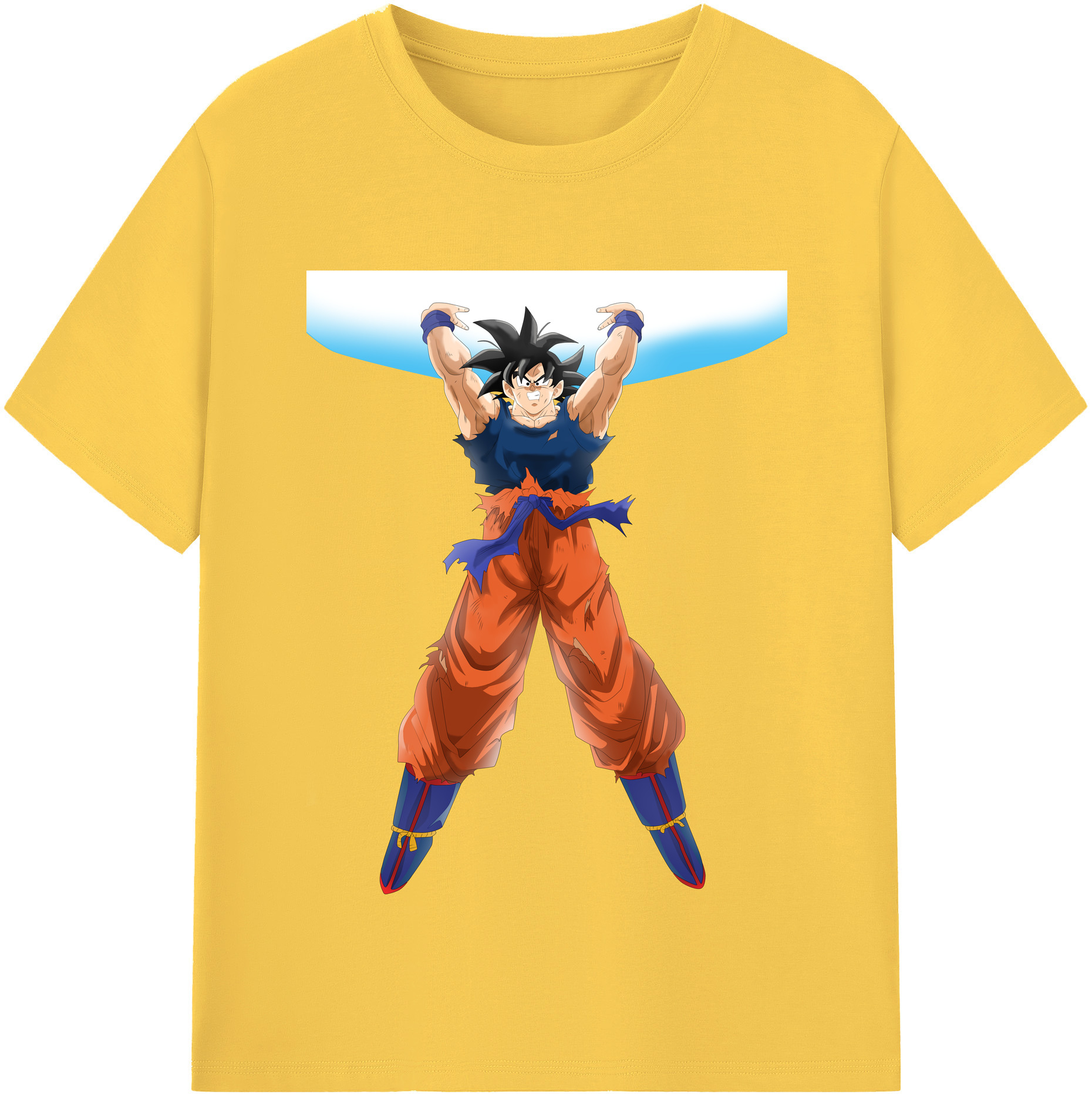（画像用） ドラゴンボール 孫悟空（そん ごくう）Son Goku カカロット DRAGON BALL Kakarotto 綿100％半袖Tシャツ（フロントプリント）