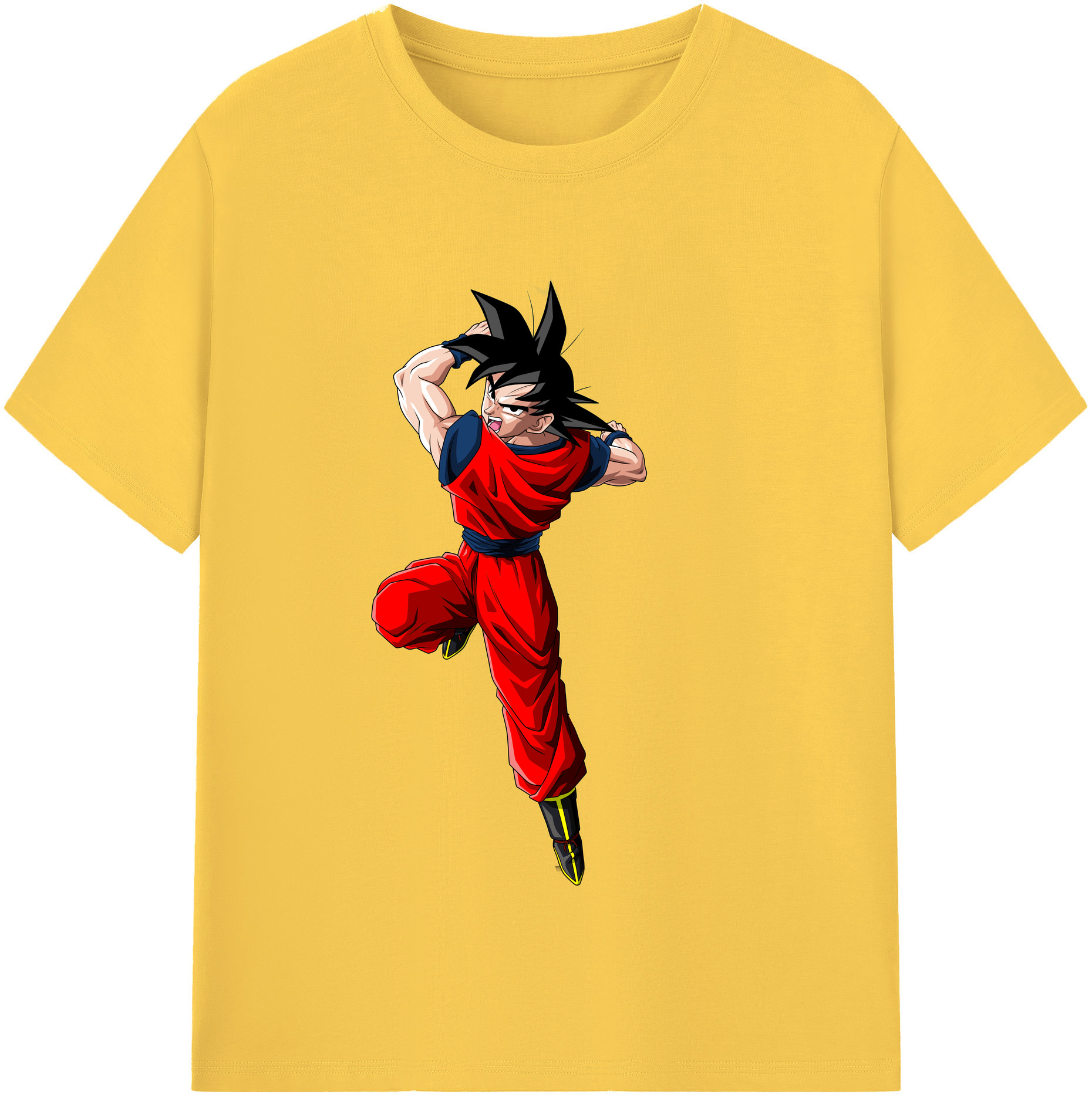 （画像用） ドラゴンボール 孫悟空（そん ごくう）Son Goku カカロット DRAGON BALL Kakarotto 綿100％半袖Tシャツ（フロントプリント）