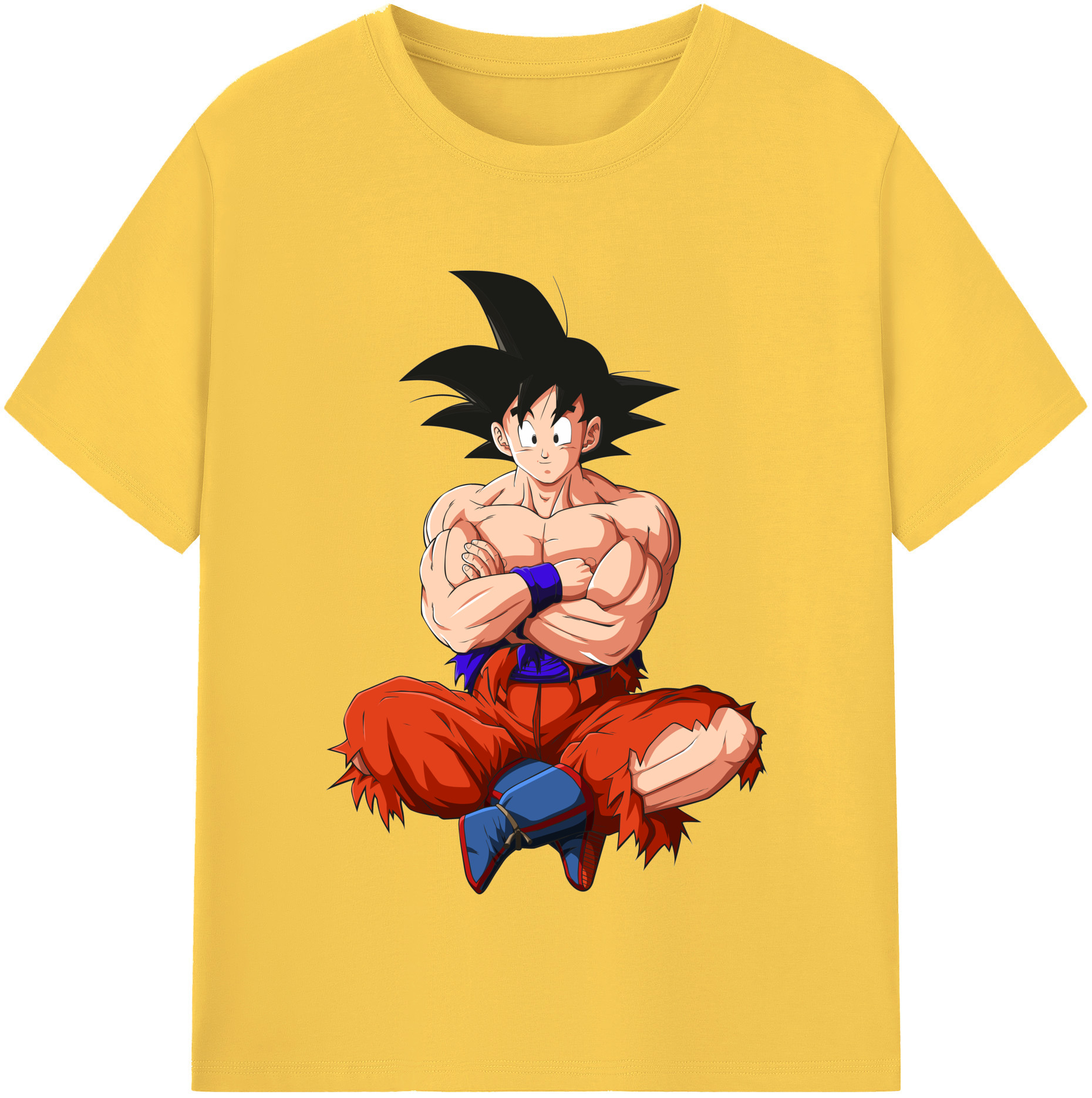 （画像用） ドラゴンボール 孫悟空（そん ごくう）Son Goku カカロット DRAGON BALL Kakarotto 綿100％半袖Tシャツ（フロントプリント）