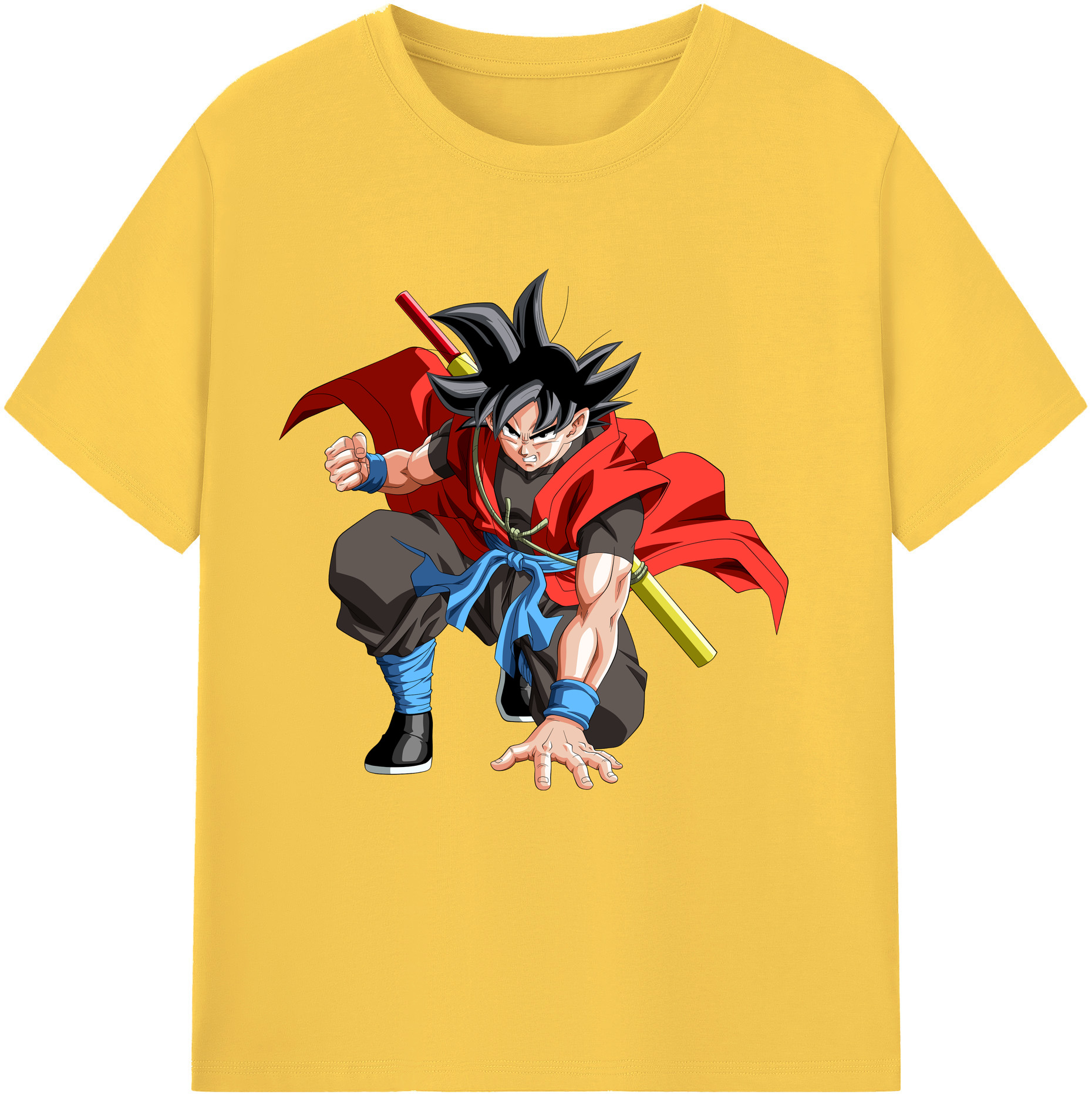 （画像用） ドラゴンボール 孫悟空（そん ごくう）Son Goku カカロット DRAGON BALL Kakarotto 綿100％半袖Tシャツ（フロントプリント）