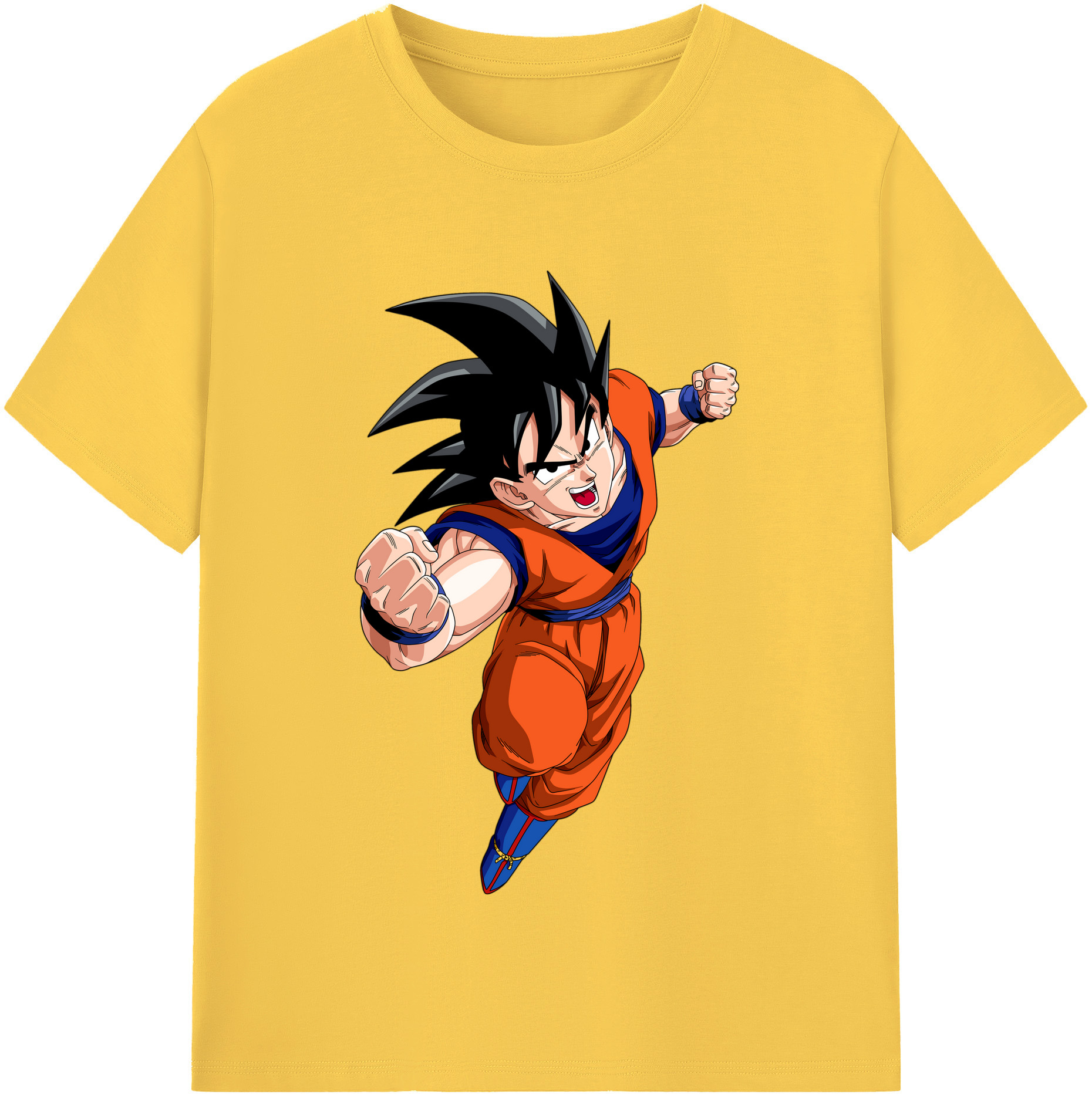 （画像用） ドラゴンボール 孫悟空（そん ごくう）Son Goku カカロット DRAGON BALL Kakarotto 綿100％半袖Tシャツ（フロントプリント）