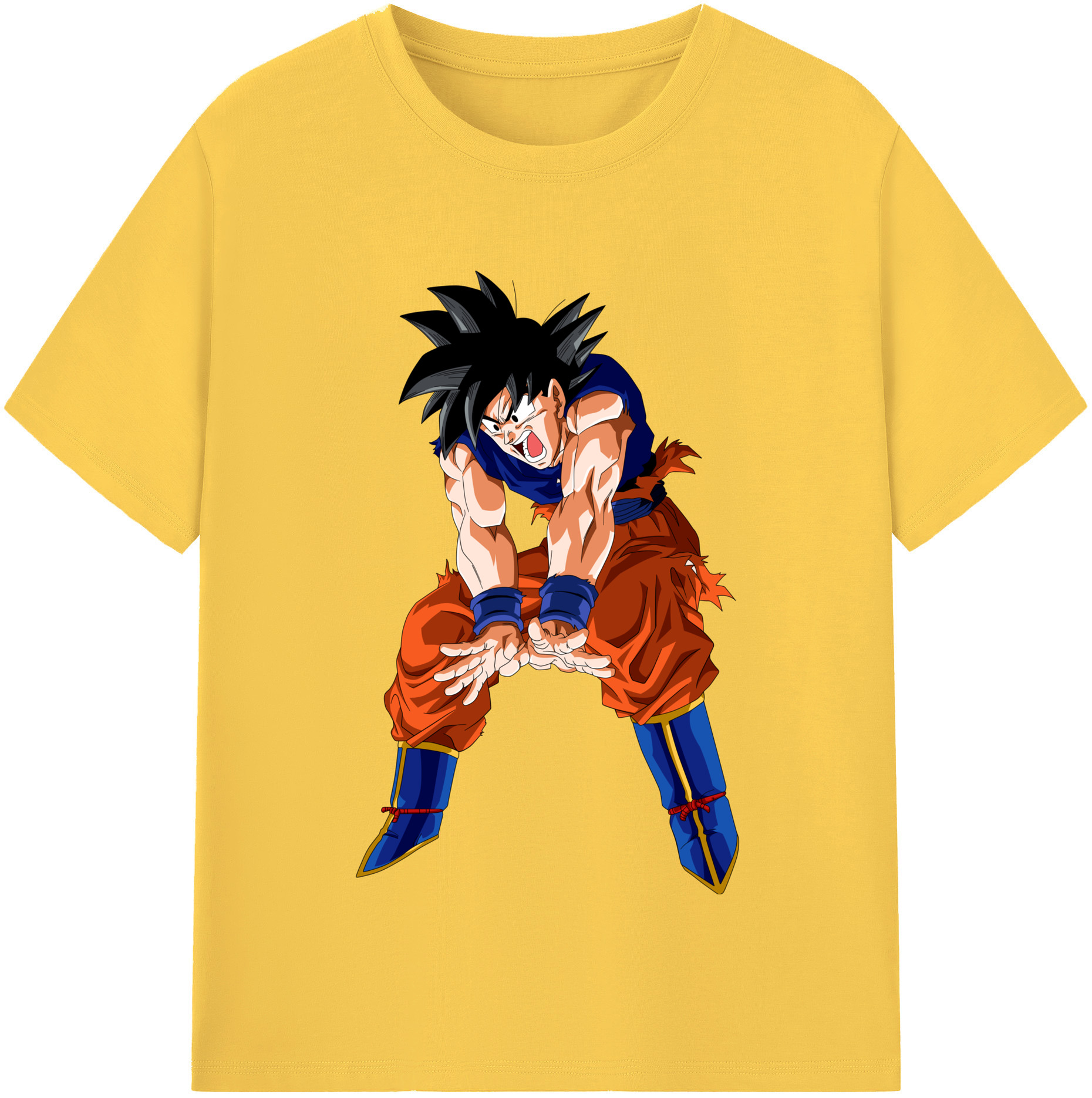 （画像用） ドラゴンボール 孫悟空（そん ごくう）Son Goku カカロット DRAGON BALL Kakarotto 綿100％半袖Tシャツ（フロントプリント）