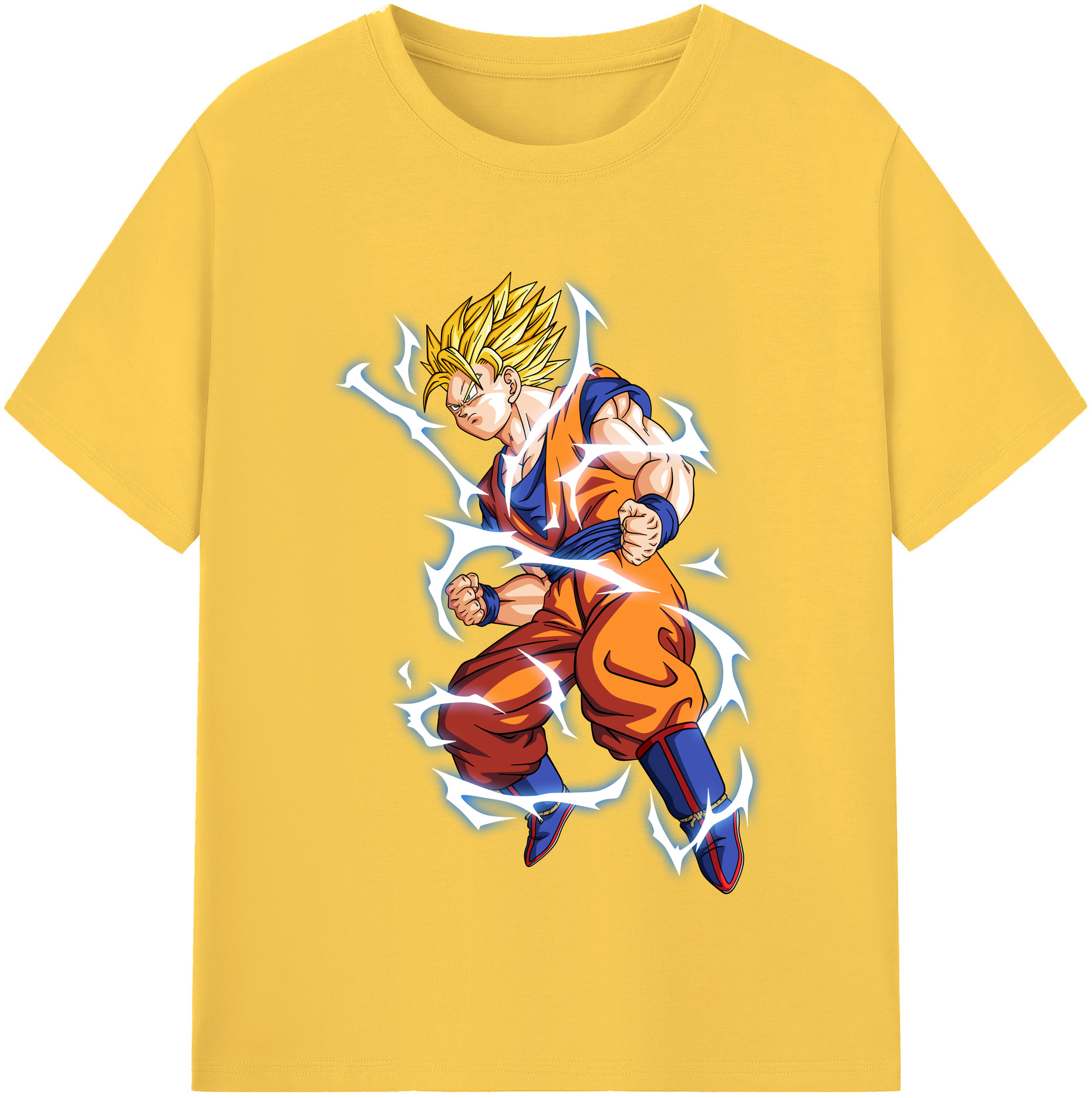 （画像用） ドラゴンボール 孫悟空（そん ごくう）Son Goku カカロット DRAGON BALL Kakarotto 綿100％半袖Tシャツ（フロントプリント）