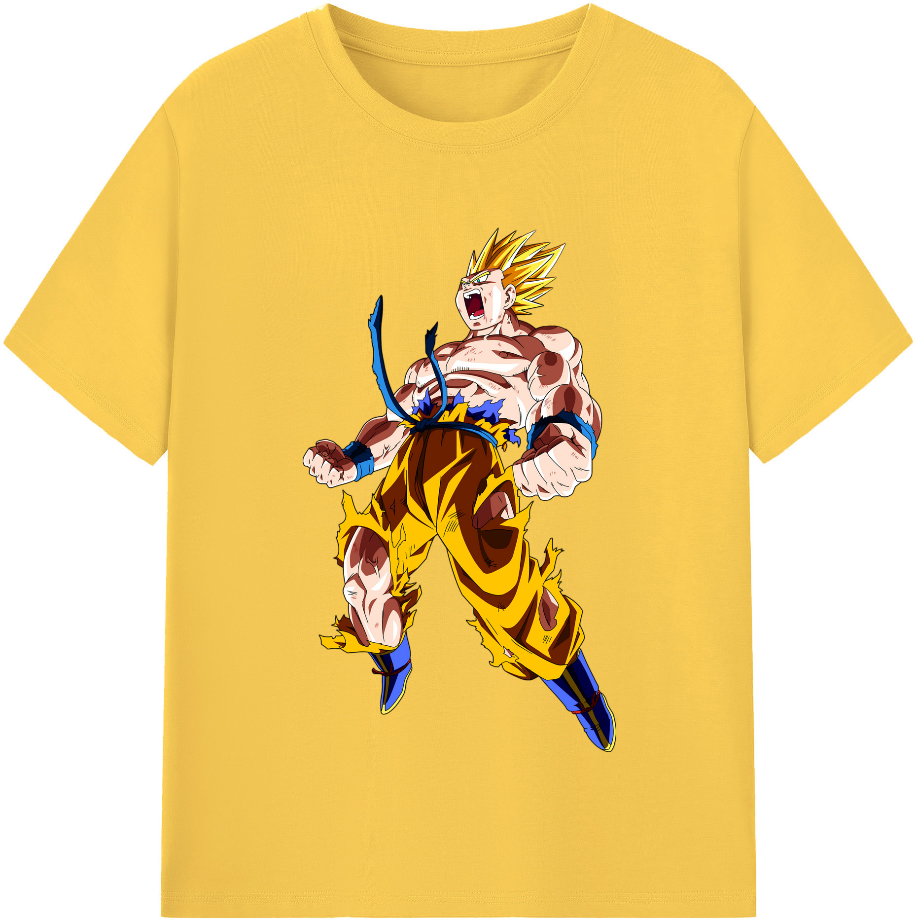 （画像用） ドラゴンボール 孫悟空（そん ごくう）Son Goku カカロット DRAGON BALL Kakarotto 綿100％半袖Tシャツ（フロントプリント）