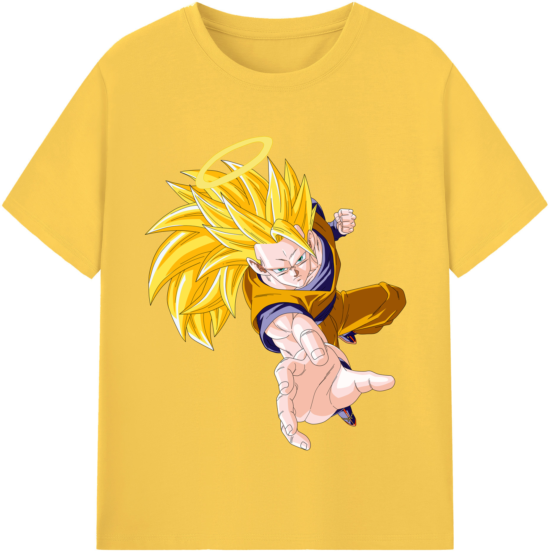 （画像用） ドラゴンボール 孫悟空（そん ごくう）Son Goku カカロット DRAGON BALL Kakarotto 綿100％半袖Tシャツ（フロントプリント）