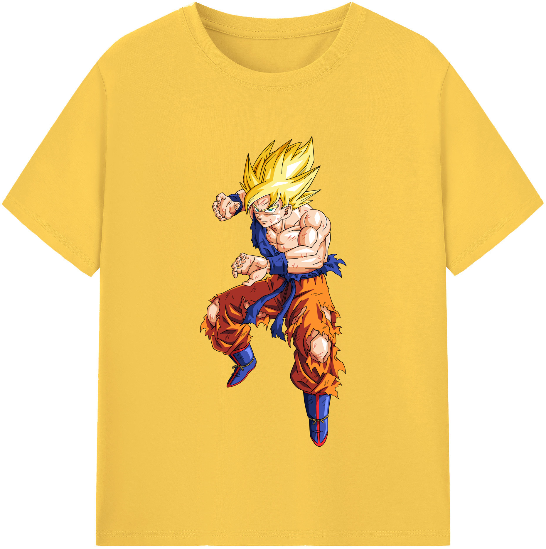 （画像用） ドラゴンボール 孫悟空（そん ごくう）Son Goku カカロット DRAGON BALL Kakarotto 綿100％半袖Tシャツ（フロントプリント）