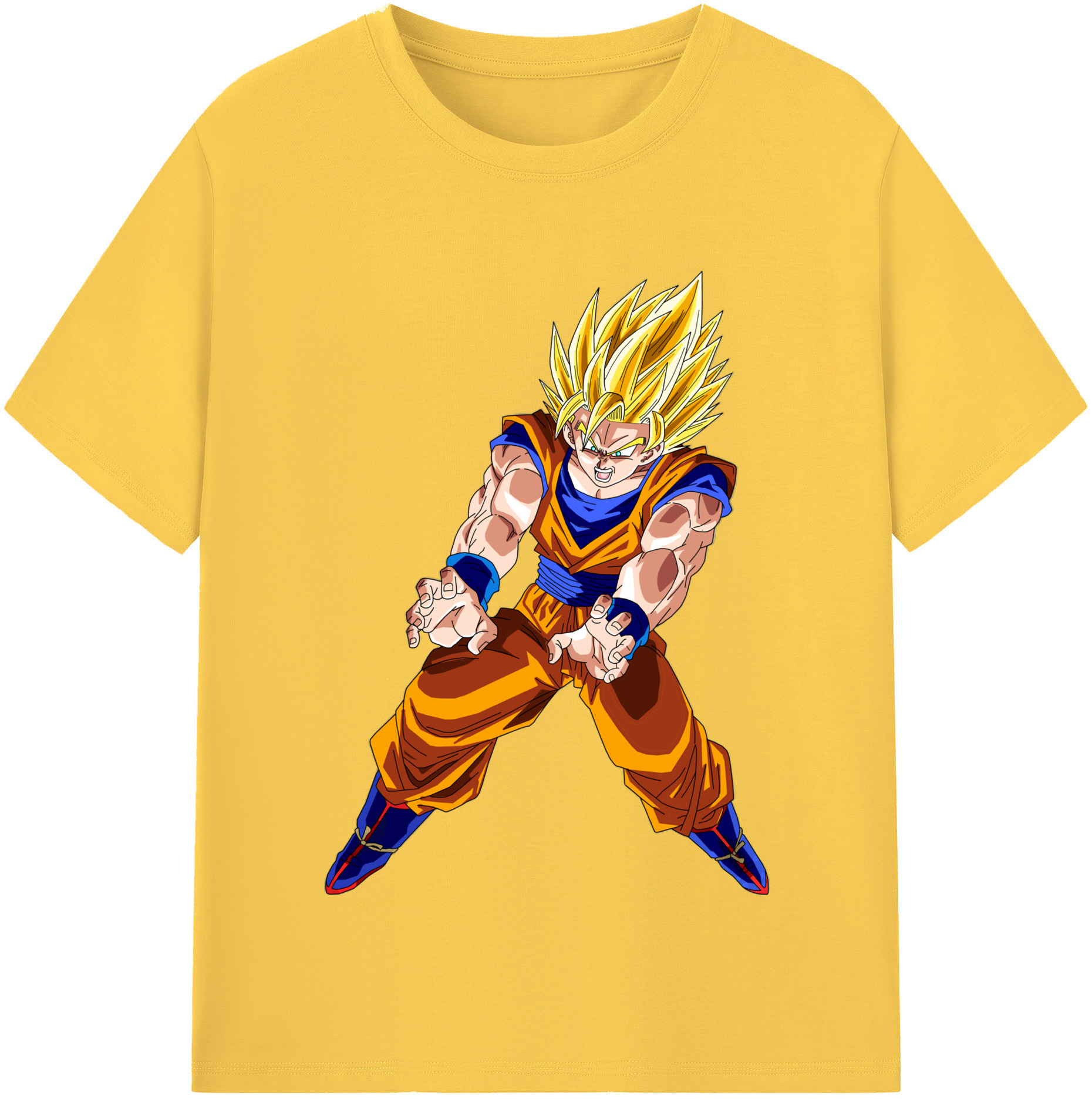（画像用） ドラゴンボール 孫悟空（そん ごくう）Son Goku カカロット DRAGON BALL Kakarotto 綿100％半袖Tシャツ（フロントプリント）