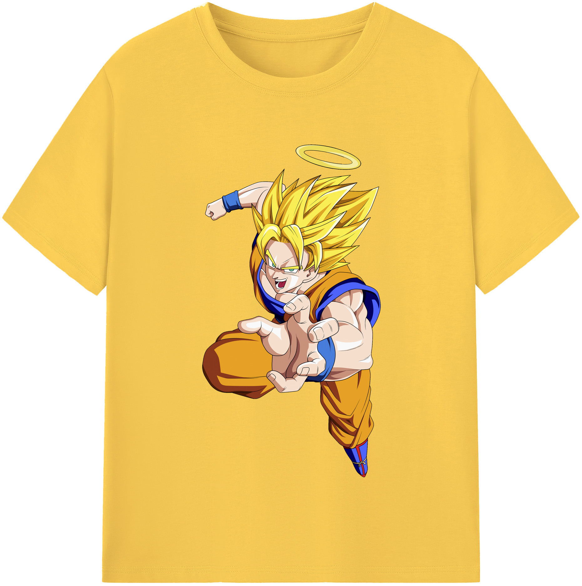 （画像用） ドラゴンボール 孫悟空（そん ごくう）Son Goku カカロット DRAGON BALL Kakarotto 綿100％半袖Tシャツ（フロントプリント）