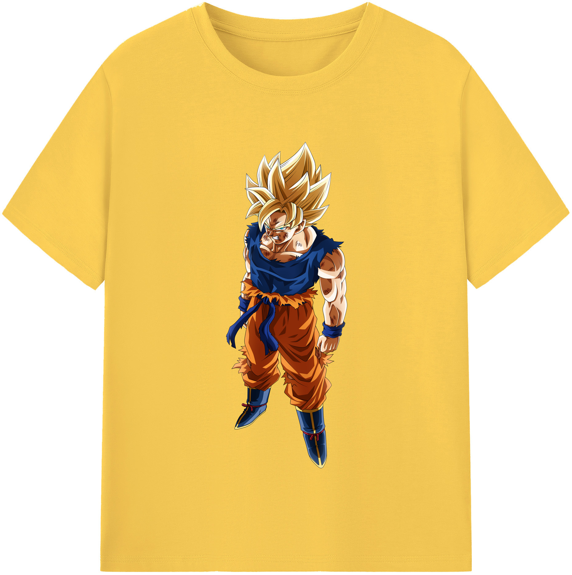 （画像用） ドラゴンボール 孫悟空（そん ごくう）Son Goku カカロット DRAGON BALL Kakarotto 綿100％半袖Tシャツ（フロントプリント）