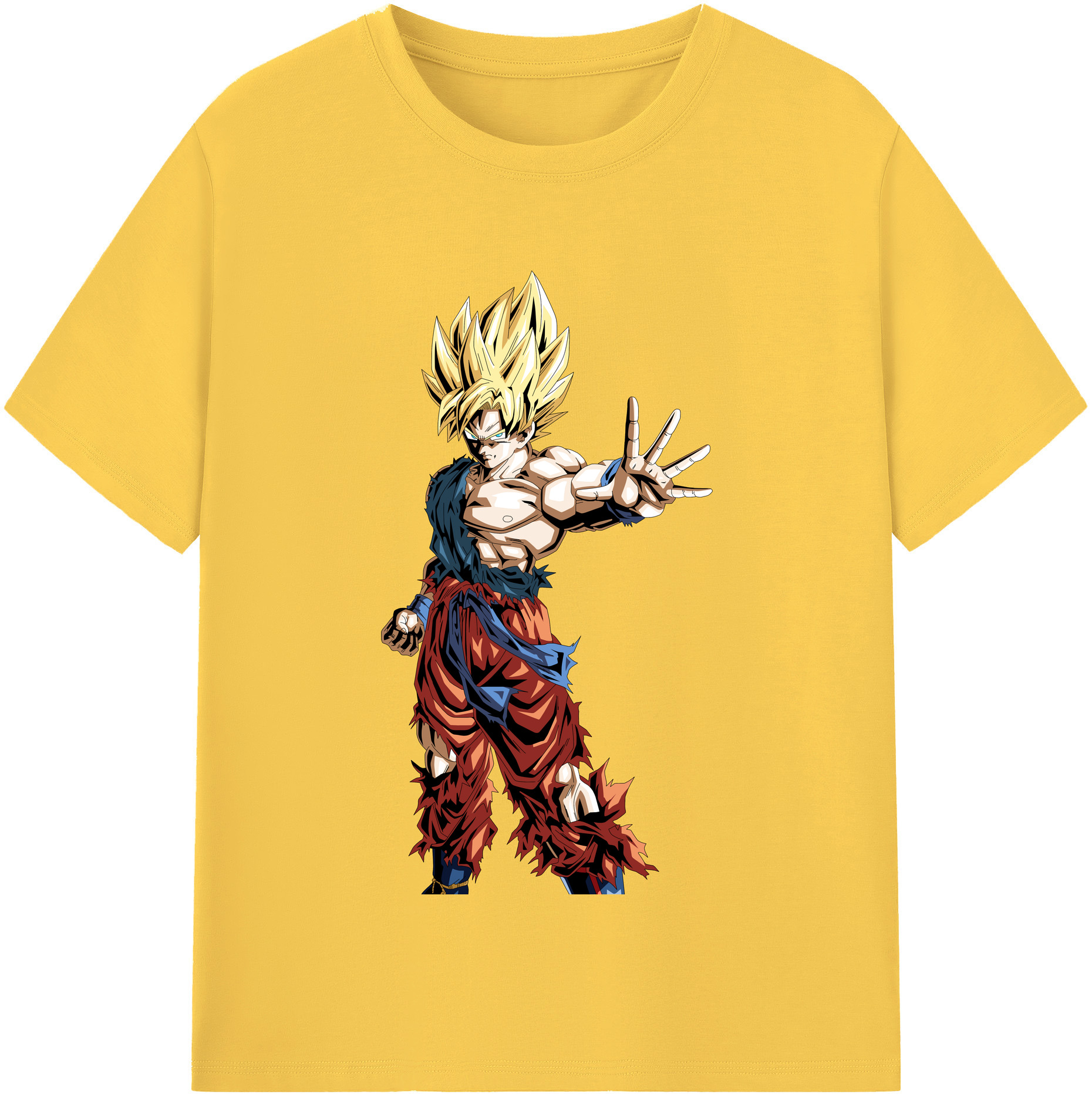 （画像用） ドラゴンボール 孫悟空（そん ごくう）Son Goku カカロット DRAGON BALL Kakarotto 綿100％半袖Tシャツ（フロントプリント）