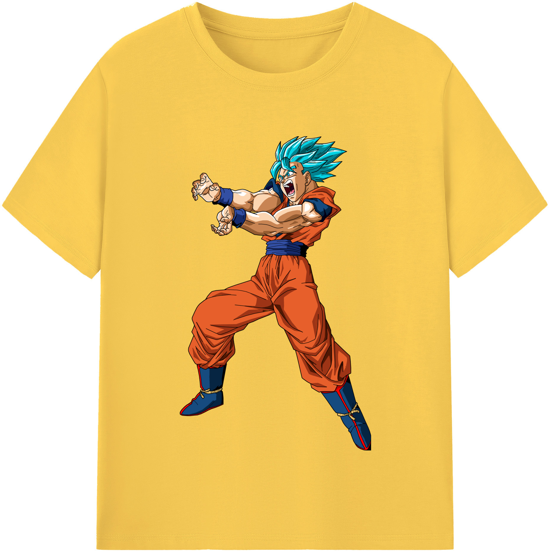 （画像用） ドラゴンボール 孫悟空（そん ごくう）Son Goku カカロット DRAGON BALL Kakarotto 綿100％半袖Tシャツ（フロントプリント）