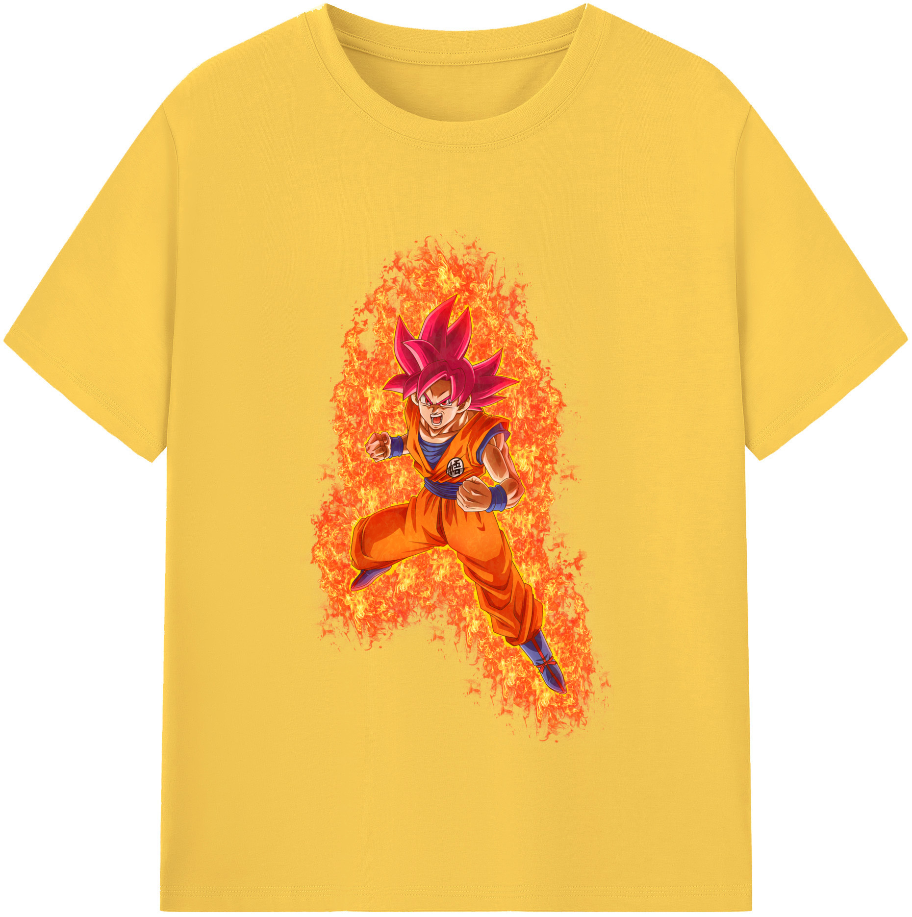 （画像用） ドラゴンボール 孫悟空（そん ごくう）Son Goku カカロット DRAGON BALL Kakarotto 綿100％半袖Tシャツ（フロントプリント）