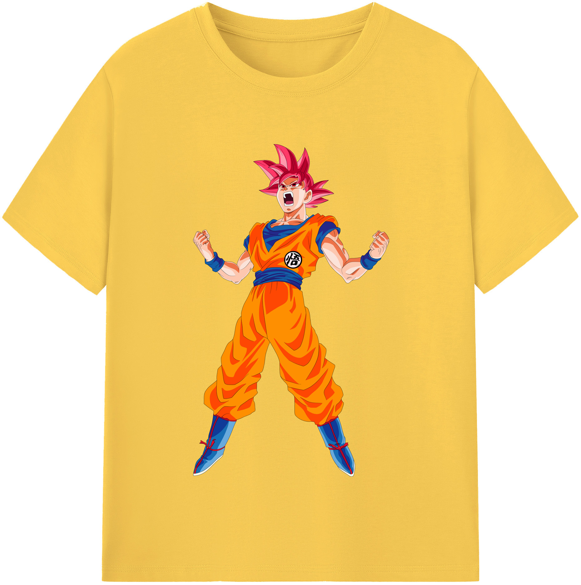 （画像用） ドラゴンボール 孫悟空（そん ごくう）Son Goku カカロット DRAGON BALL Kakarotto 綿100％半袖Tシャツ（フロントプリント）
