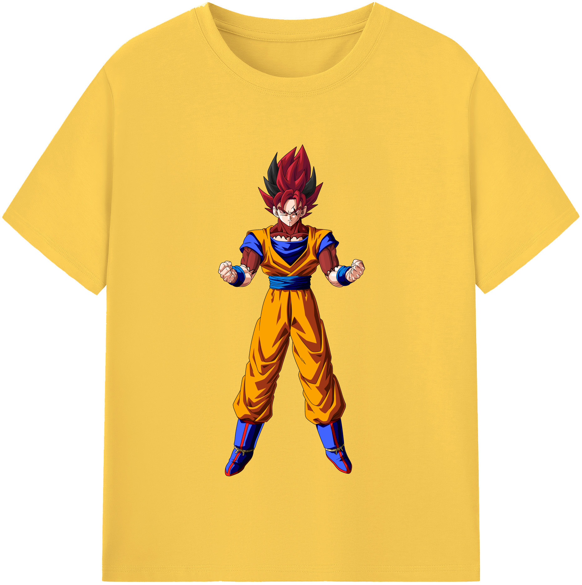 （画像用） ドラゴンボール 孫悟空（そん ごくう）Son Goku カカロット DRAGON BALL Kakarotto 綿100％半袖Tシャツ（フロントプリント）