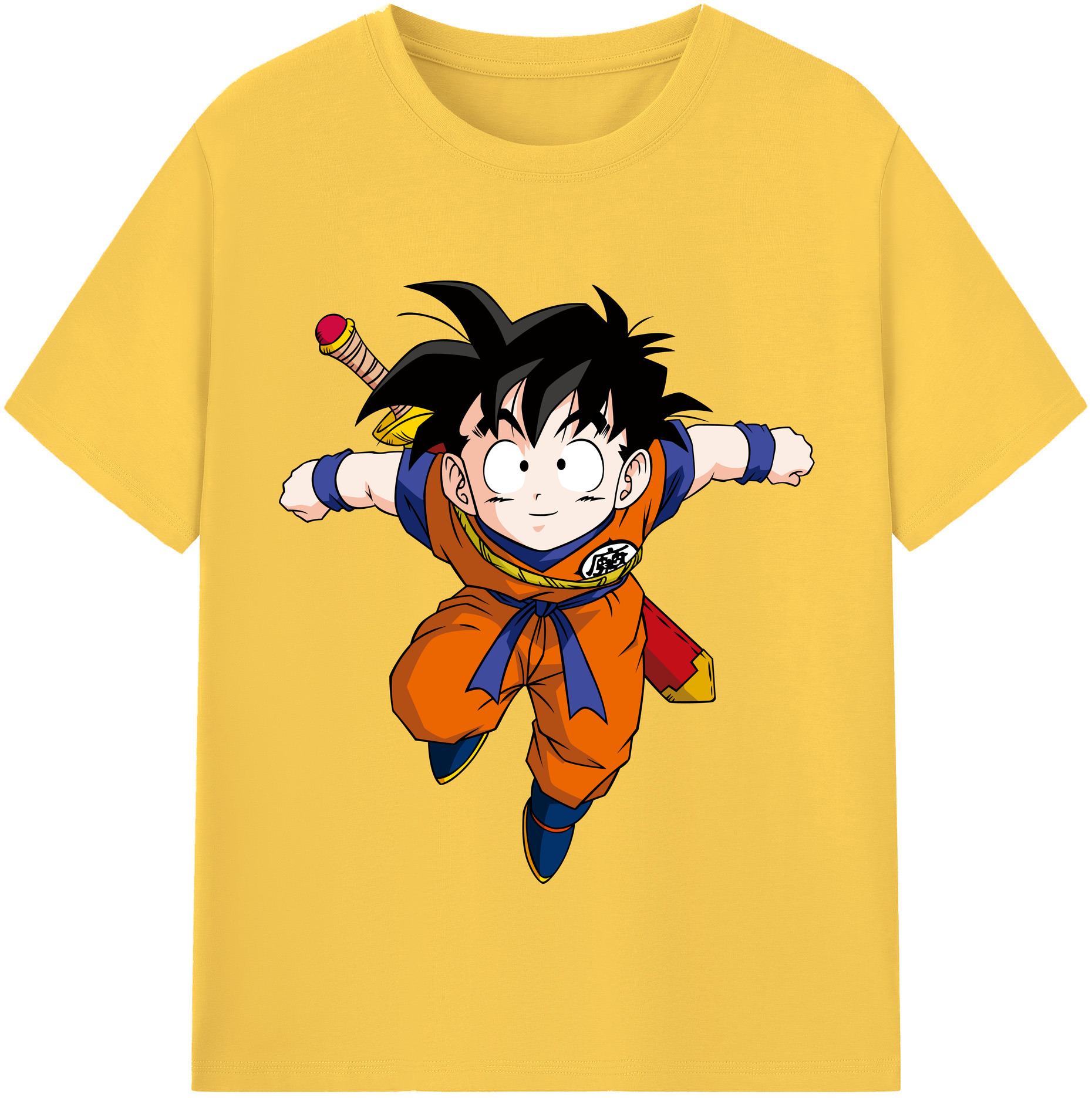 （画像用） ドラゴンボール 孫悟空（そん ごくう）Son Goku カカロット DRAGON BALL Kakarotto 綿100％半袖Tシャツ（フロントプリント）