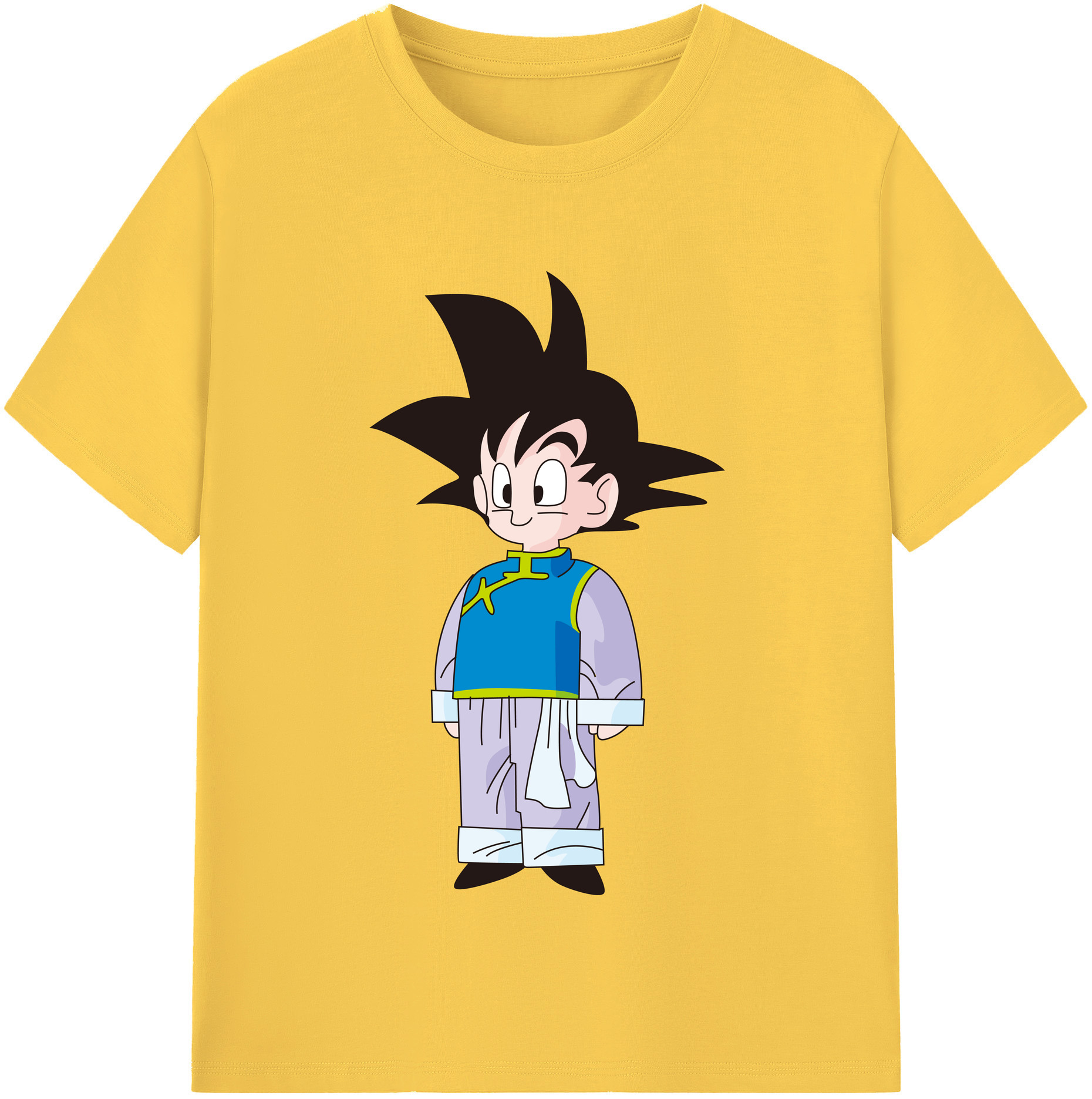 （画像用） ドラゴンボール 孫悟空（そん ごくう）Son Goku カカロット DRAGON BALL Kakarotto 綿100％半袖Tシャツ（フロントプリント）