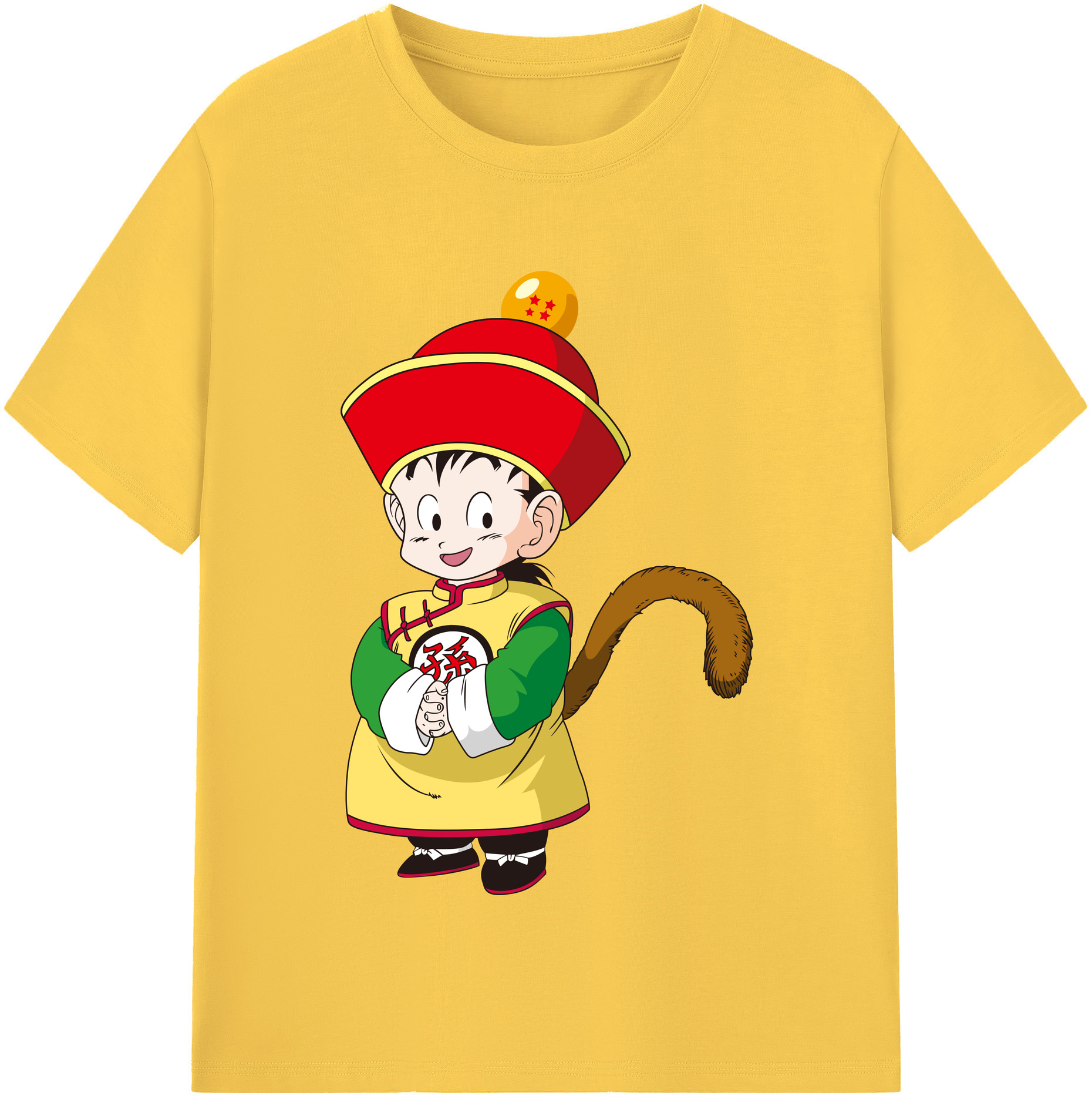 （画像用） ドラゴンボール 孫悟空（そん ごくう）Son Goku カカロット DRAGON BALL Kakarotto 綿100％半袖Tシャツ（フロントプリント）