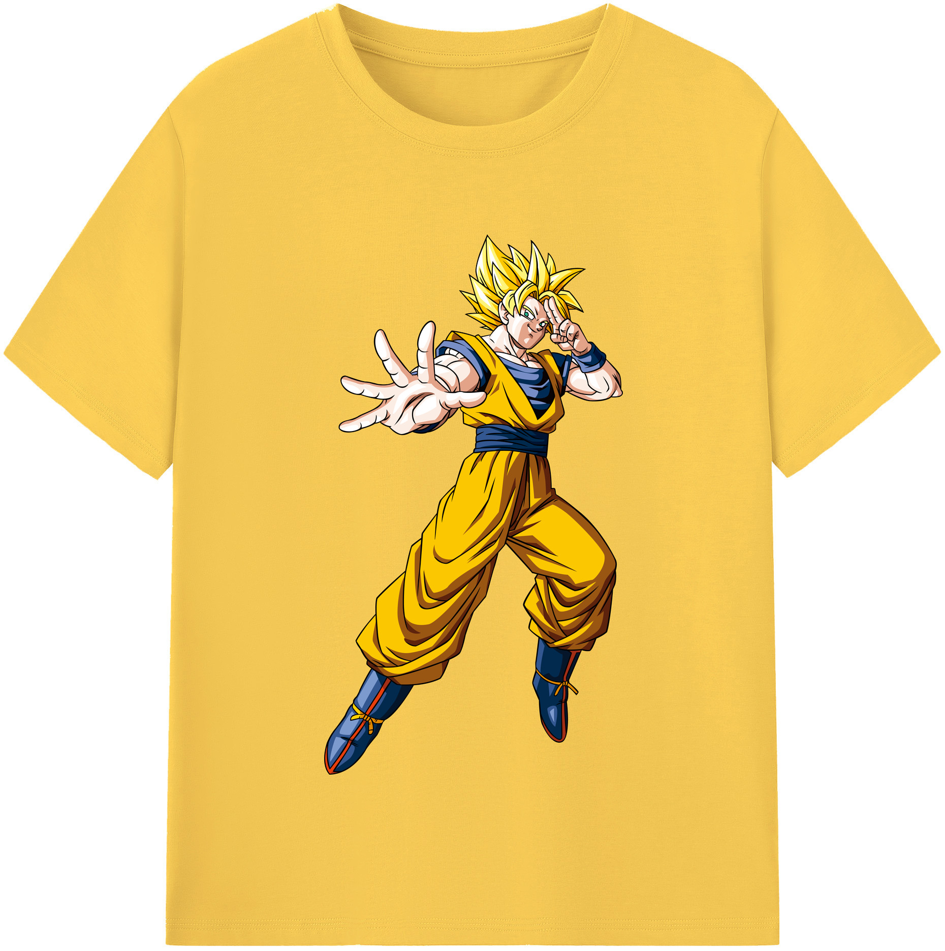 （画像用） ドラゴンボール 孫悟空（そん ごくう）Son Goku カカロット DRAGON BALL Kakarotto 綿100％半袖Tシャツ（フロントプリント）