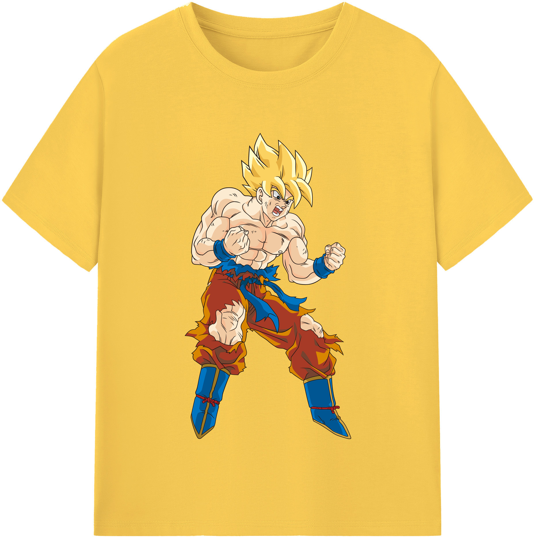 （画像用） ドラゴンボール 孫悟空（そん ごくう）Son Goku カカロット DRAGON BALL Kakarotto 綿100％半袖Tシャツ（フロントプリント）