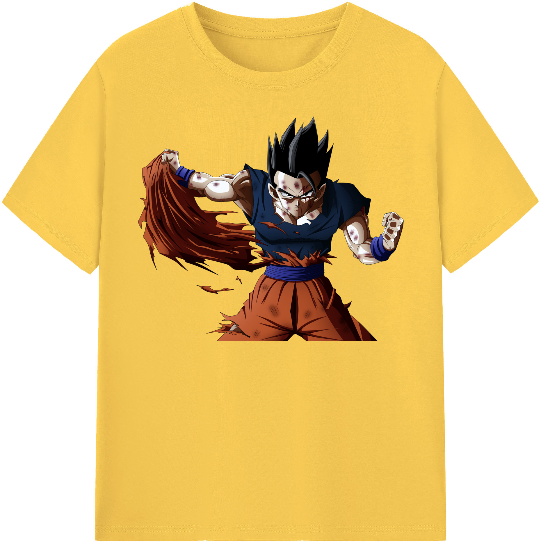（画像用） ドラゴンボール ベジータ四世（Bejīta Yonsei）DRAGON BALL Vegeta IV 綿100％半袖Tシャツ（フロントプリント）