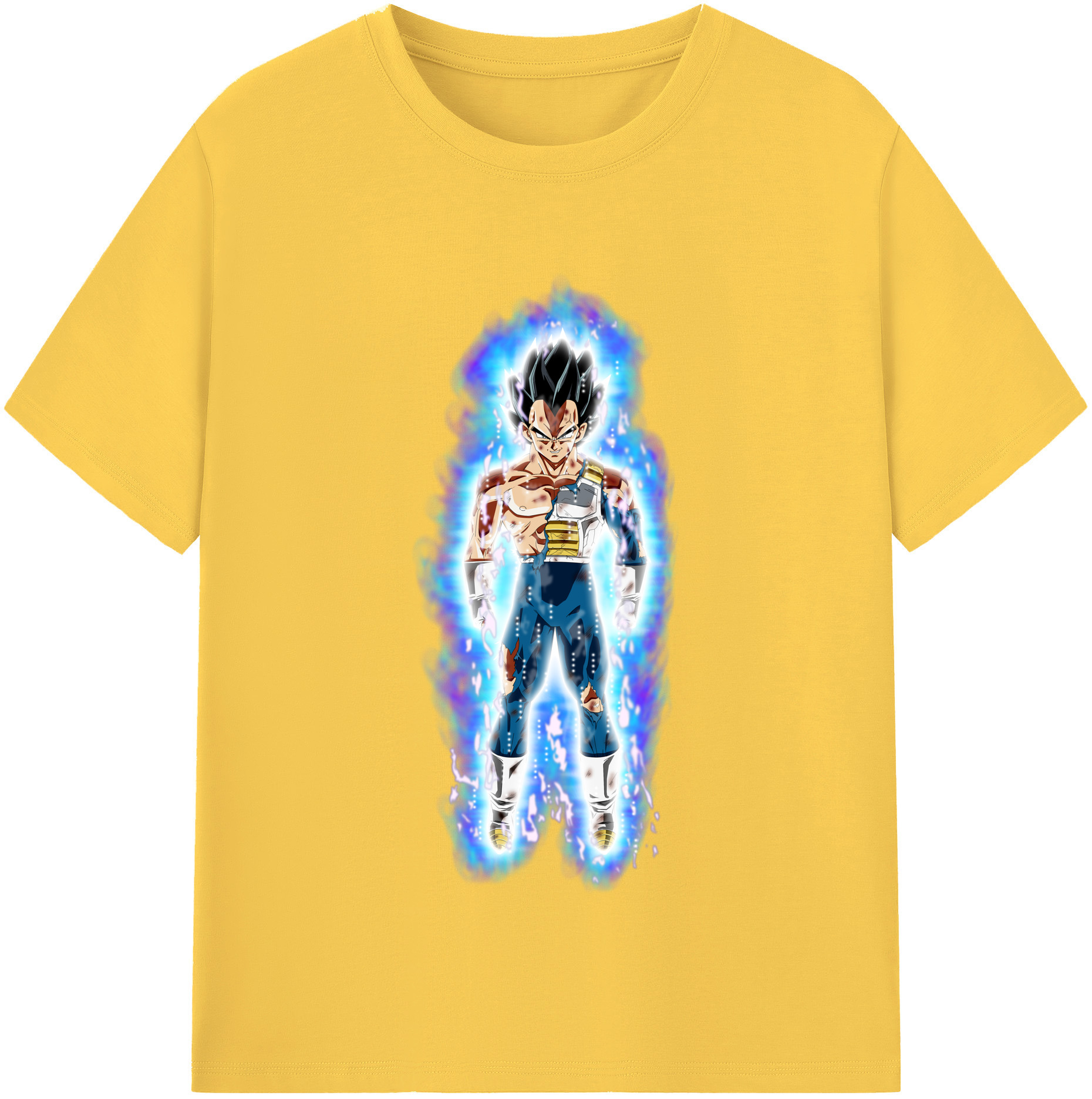 （画像用） ドラゴンボール ベジータ四世（Bejīta Yonsei）DRAGON BALL Vegeta IV 綿100％半袖Tシャツ（フロントプリント）