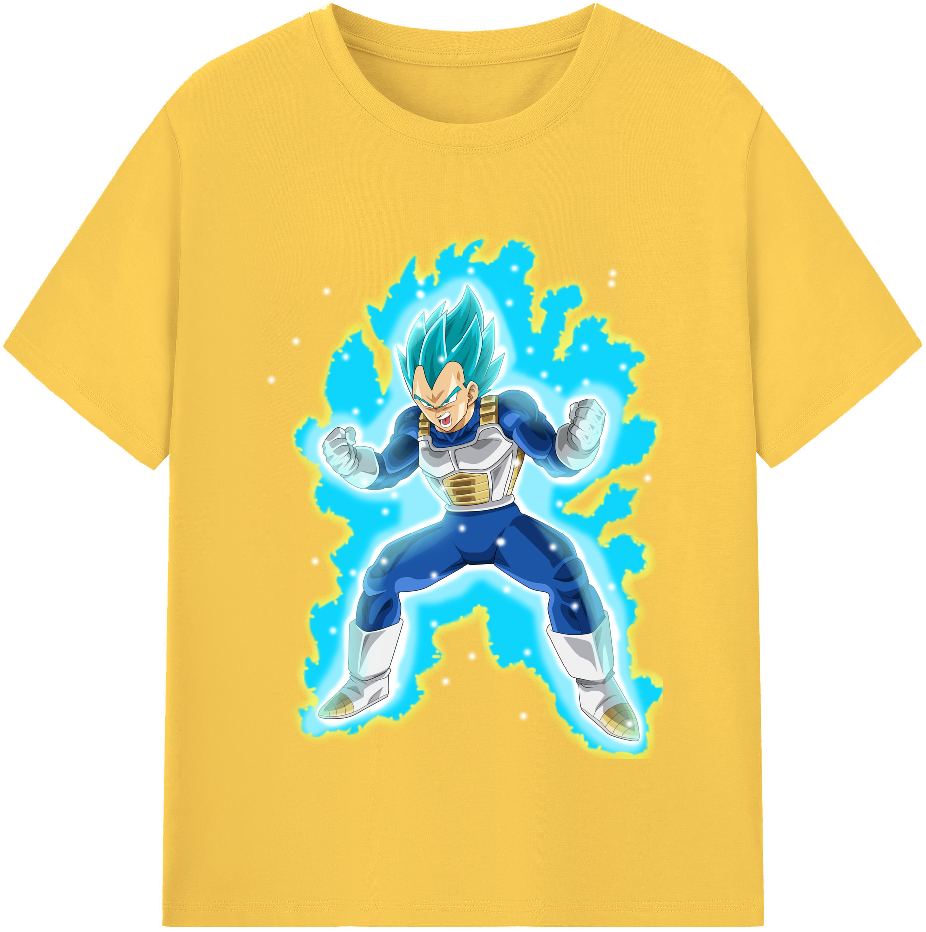 （画像用） ドラゴンボール ベジータ四世（Bejīta Yonsei）DRAGON BALL Vegeta IV 綿100％半袖Tシャツ（フロントプリント）