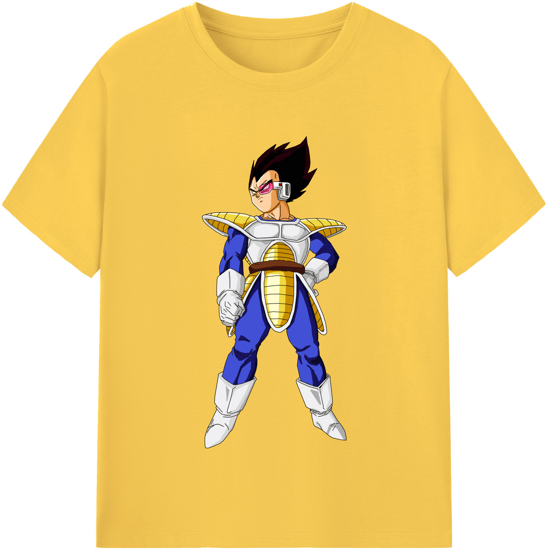 （画像用） ドラゴンボール ベジータ四世（Bejīta Yonsei）DRAGON BALL Vegeta IV 綿100％半袖Tシャツ（フロントプリント）