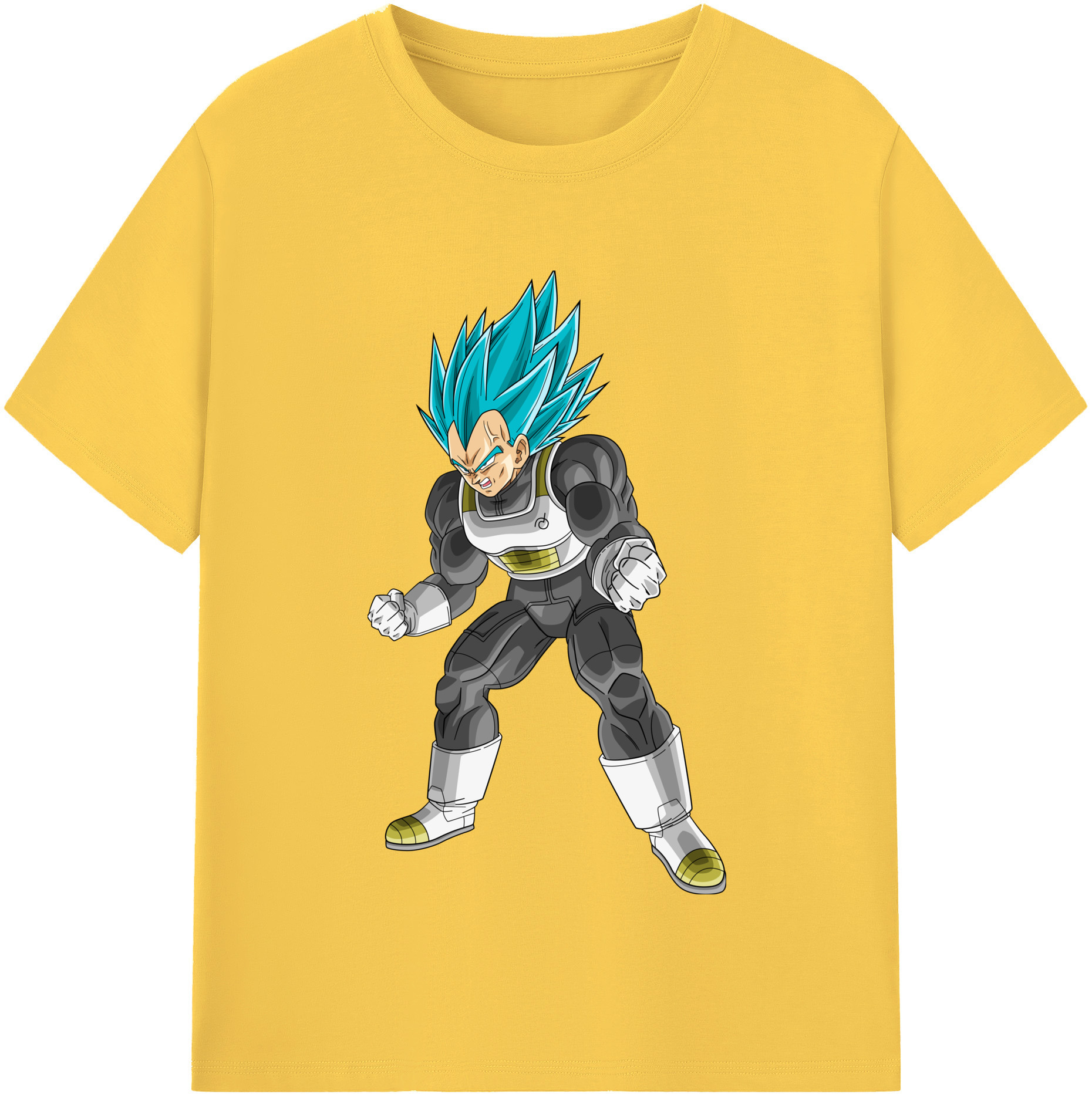 （画像用） ドラゴンボール ベジータ四世（Bejīta Yonsei）DRAGON BALL Vegeta IV 綿100％半袖Tシャツ（フロントプリント）