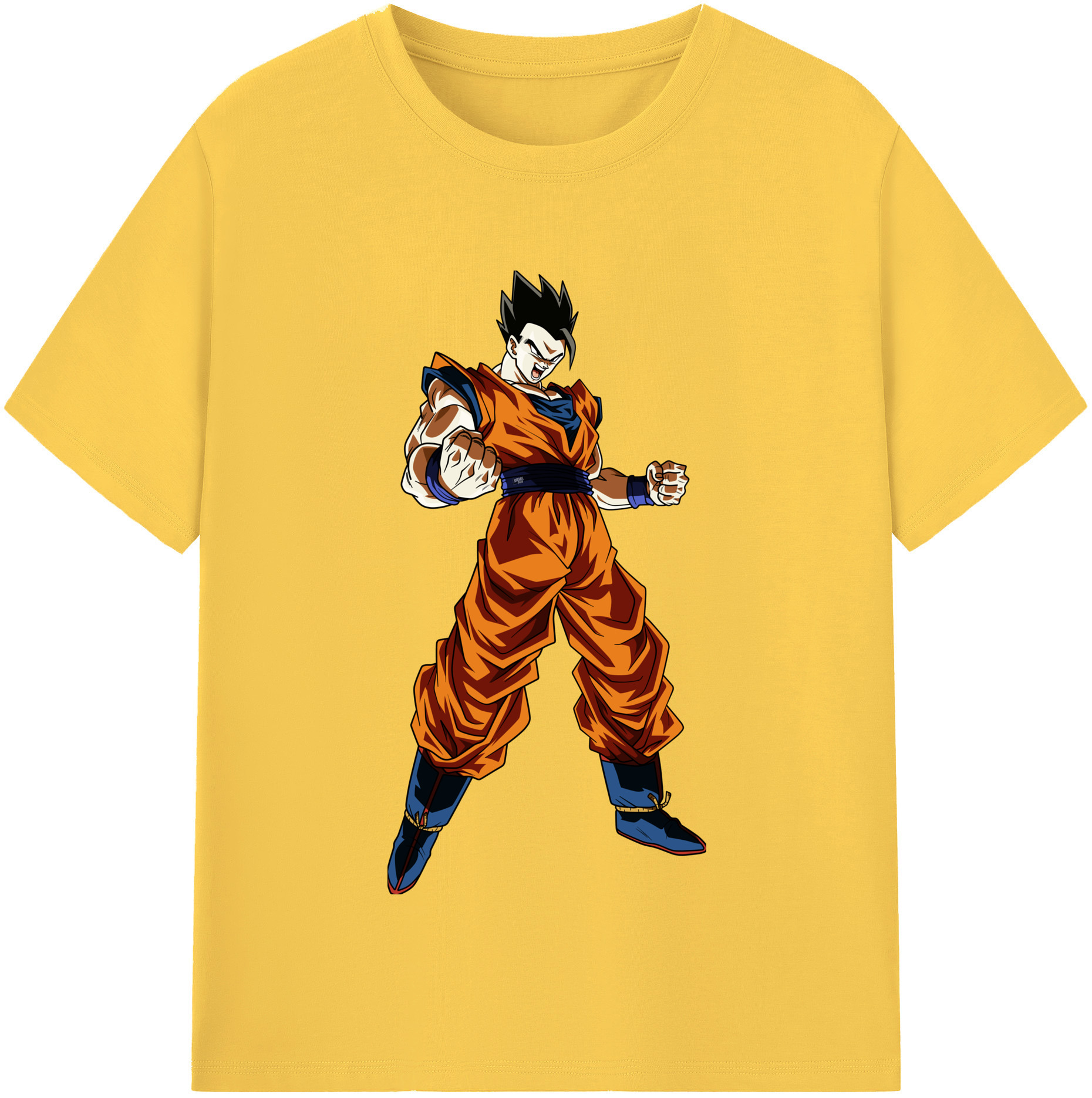 （画像用） ドラゴンボール 孫 悟飯（そんごはん）DRAGON BALL Son Gohan 綿100％半袖Tシャツ（フロントプリント）
