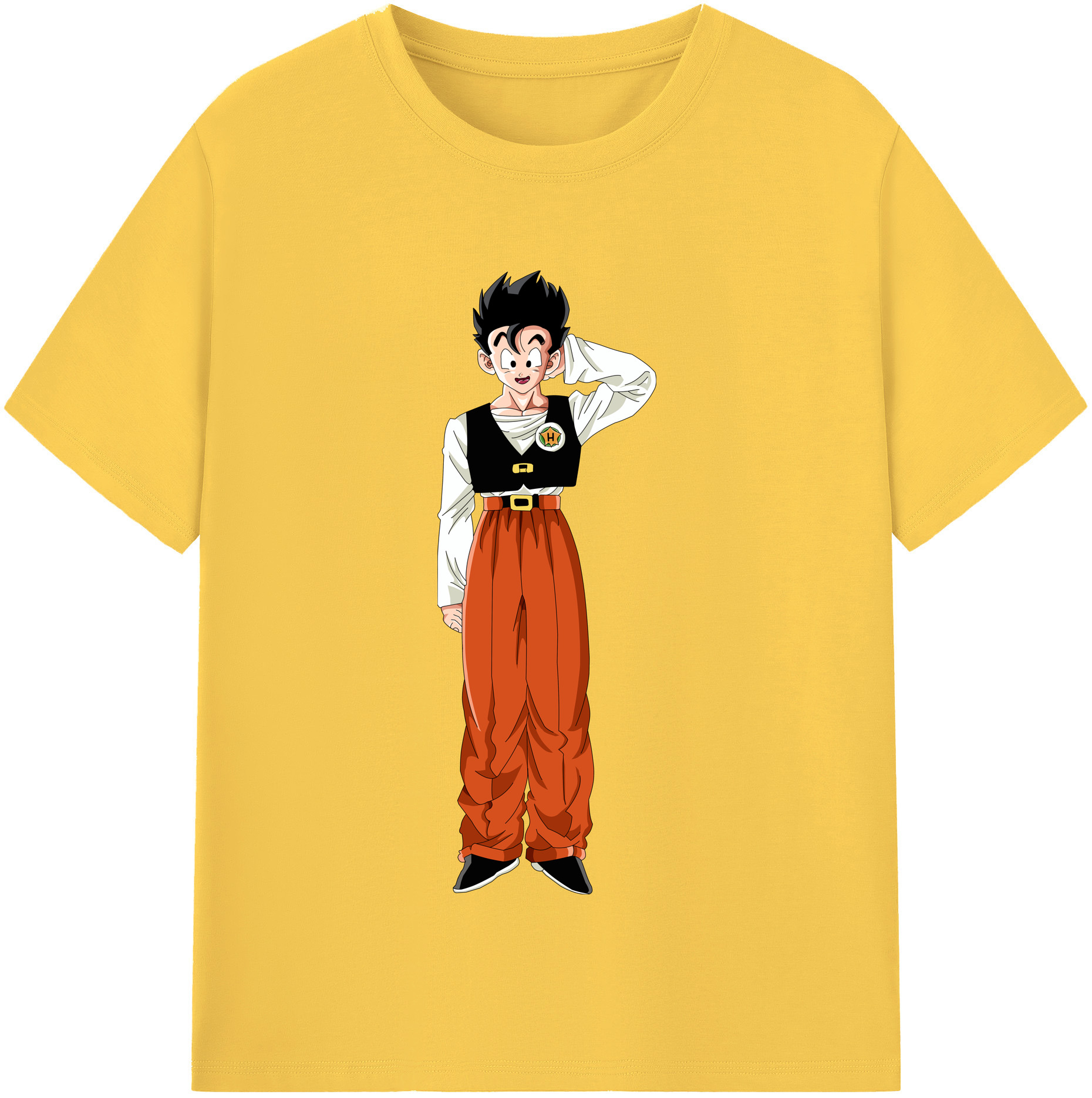 （画像用） ドラゴンボール 孫 悟飯（そんごはん）DRAGON BALL Son Gohan 綿100％半袖Tシャツ（フロントプリント）