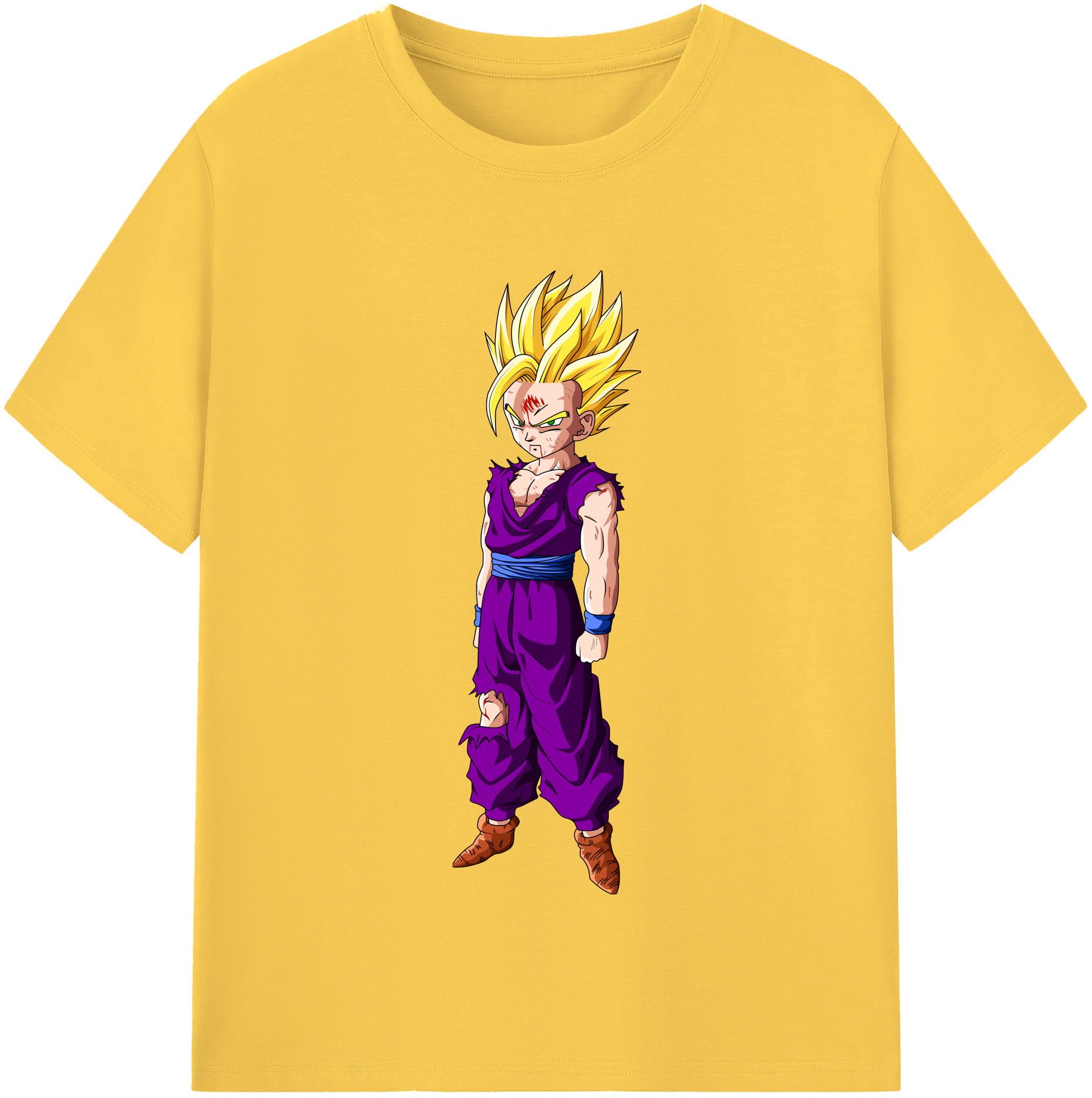 （画像用） ドラゴンボール 孫 悟飯（そんごはん）DRAGON BALL Son Gohan 綿100％半袖Tシャツ（フロントプリント）