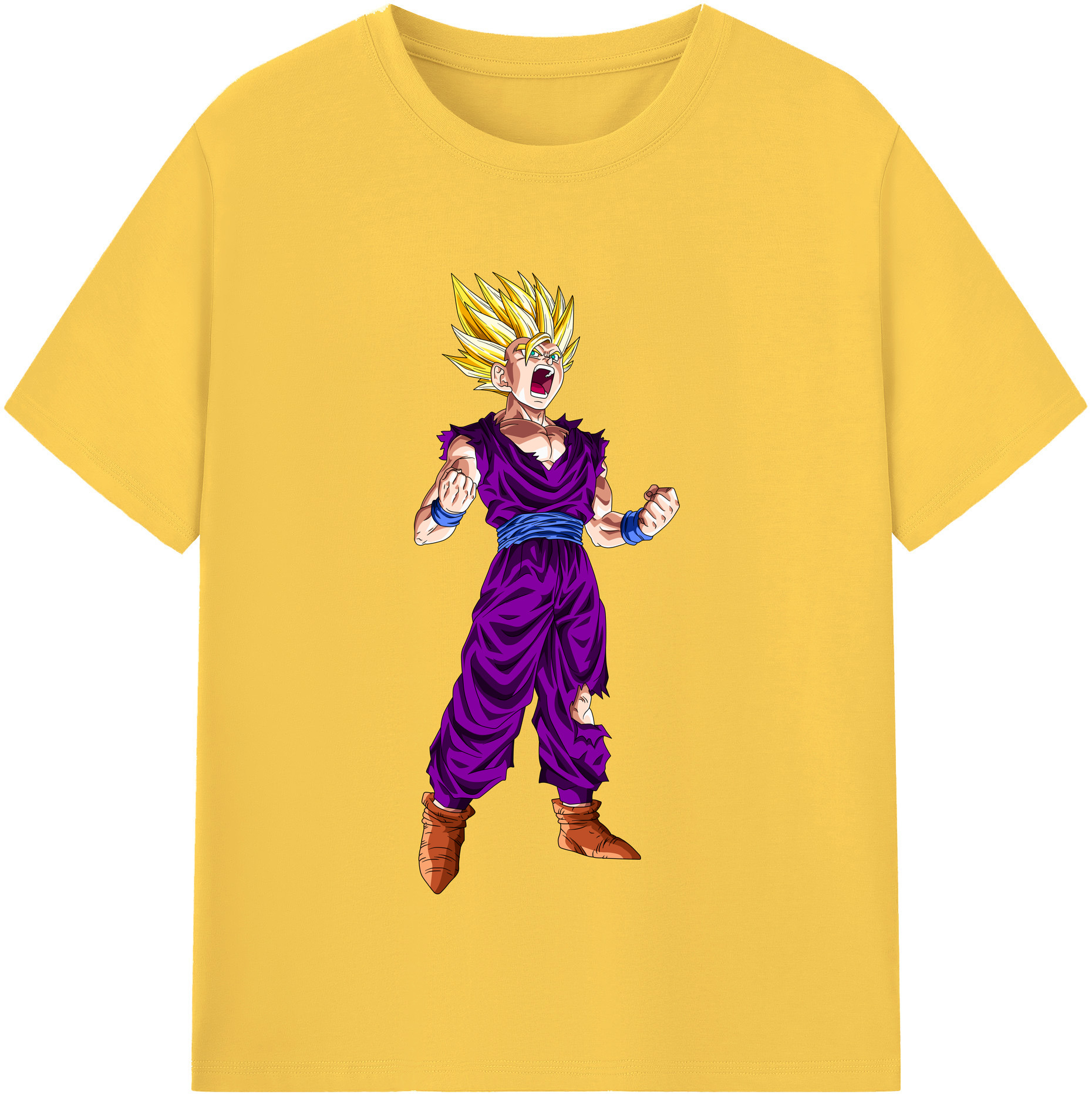 （画像用） ドラゴンボール 孫 悟飯（そんごはん）DRAGON BALL Son Gohan 綿100％半袖Tシャツ（フロントプリント）