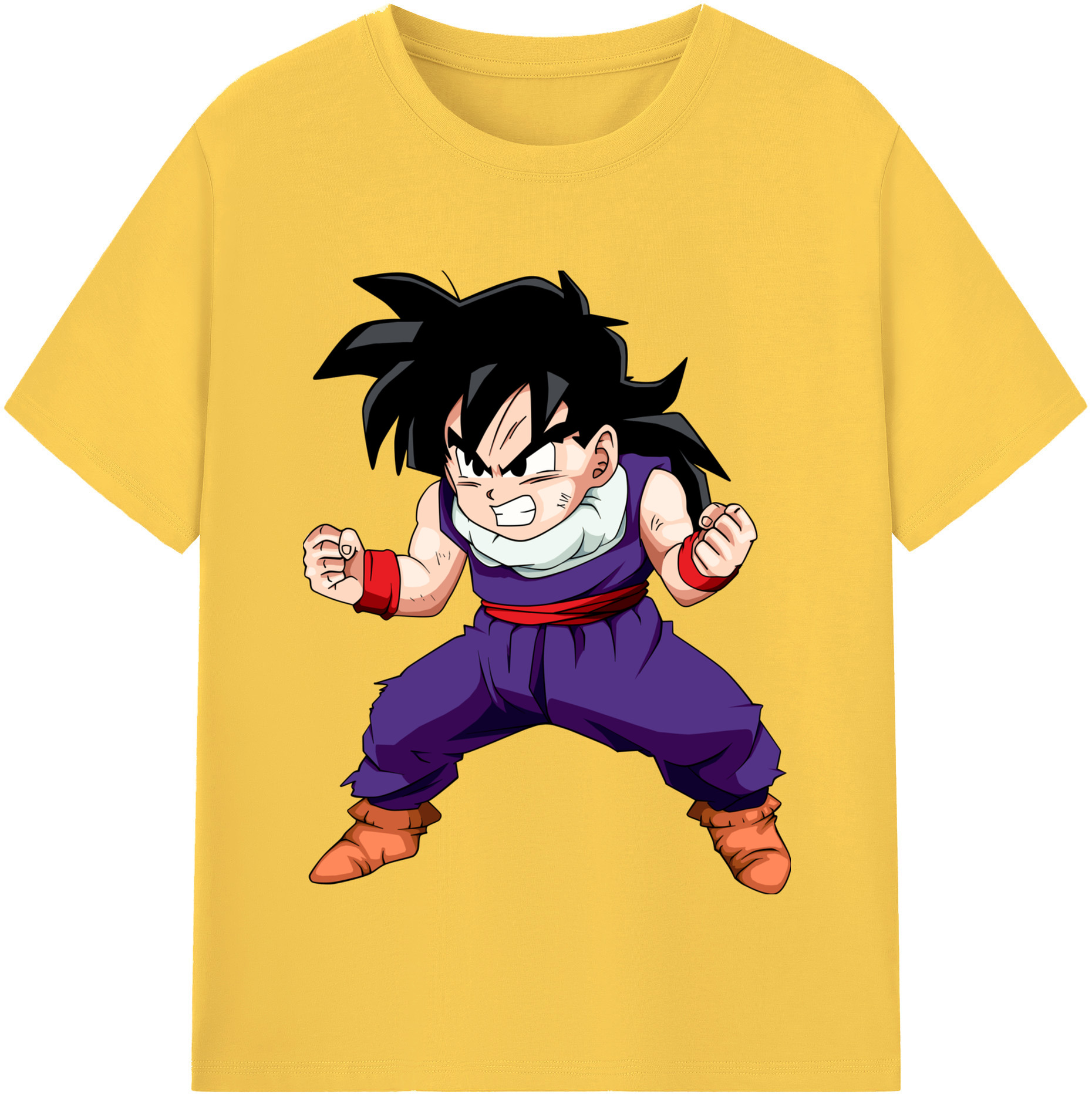 （画像用） ドラゴンボール 孫 悟飯（そんごはん）DRAGON BALL Son Gohan 綿100％半袖Tシャツ（フロントプリント）